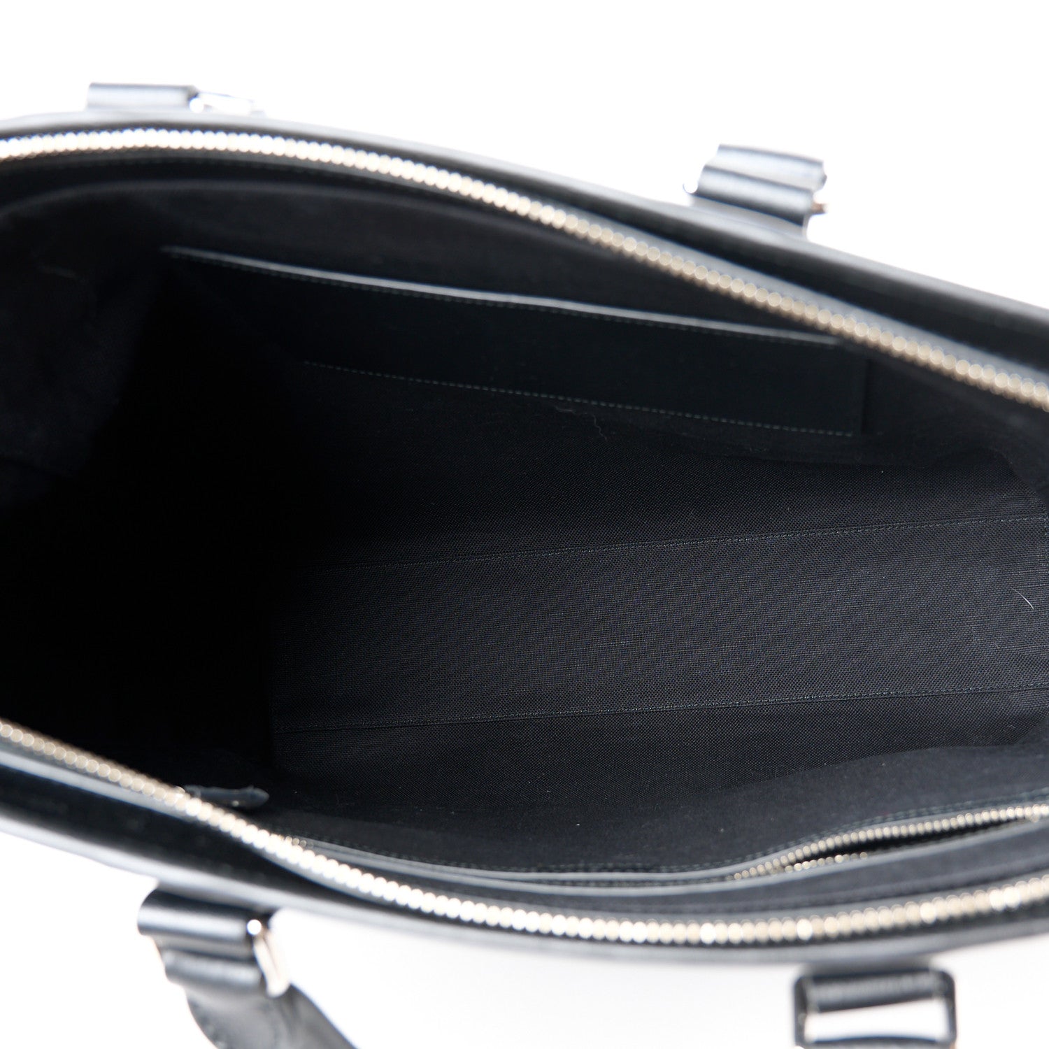 GG Supreme Monogram Calfskin Vertical Tote Black