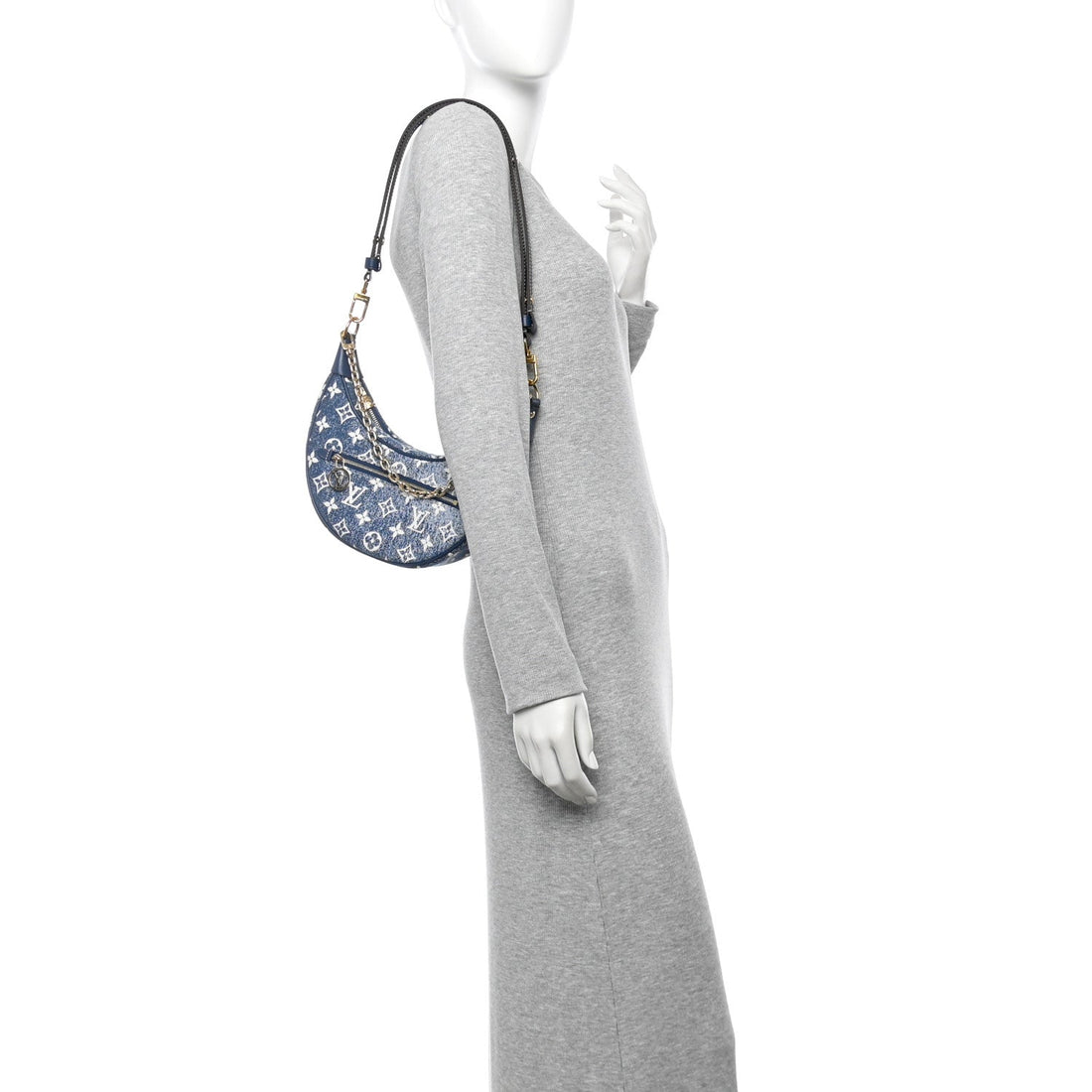 Monogram Jacquard Denim Loop Bleu