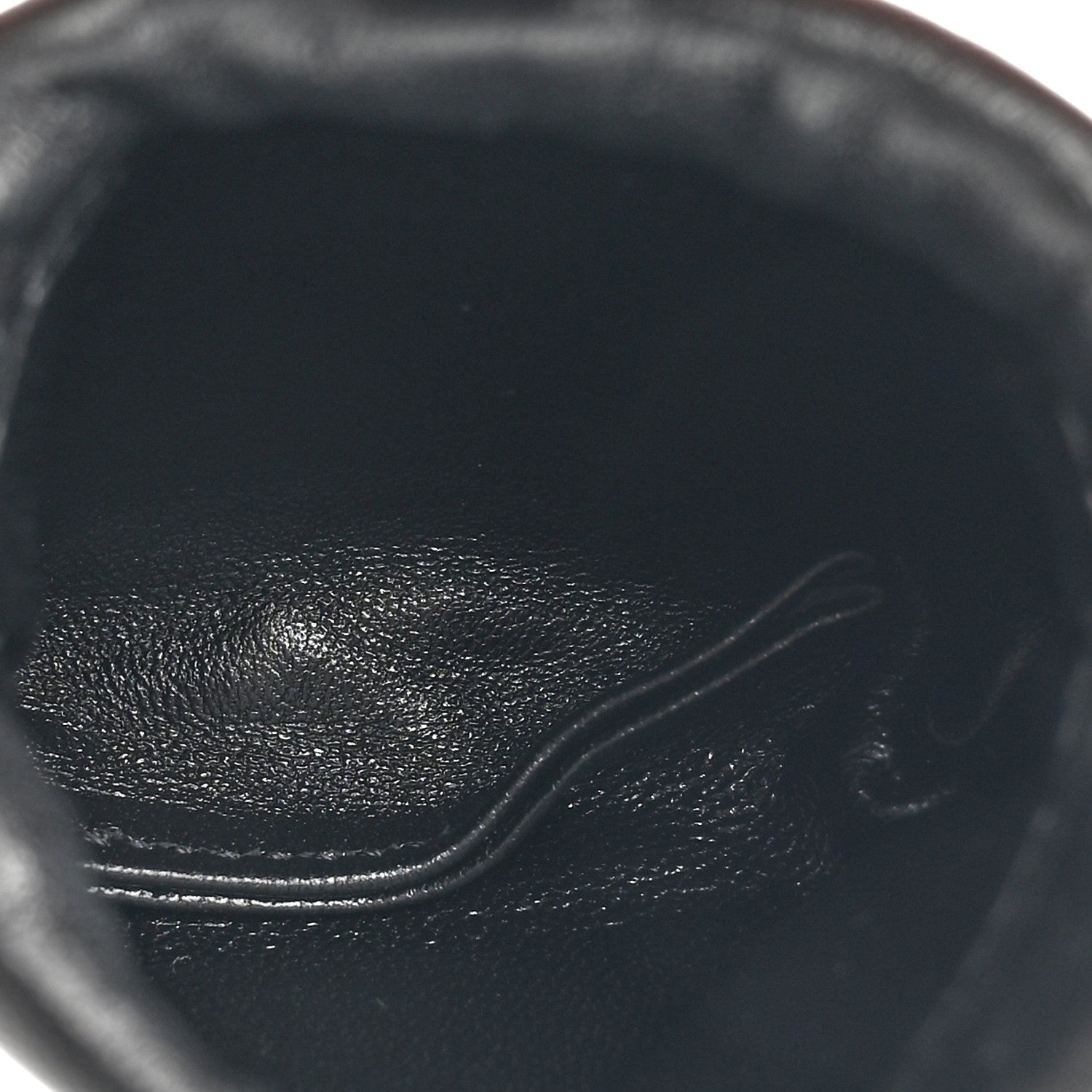 Lambskin Monogram Airpods Holder Black