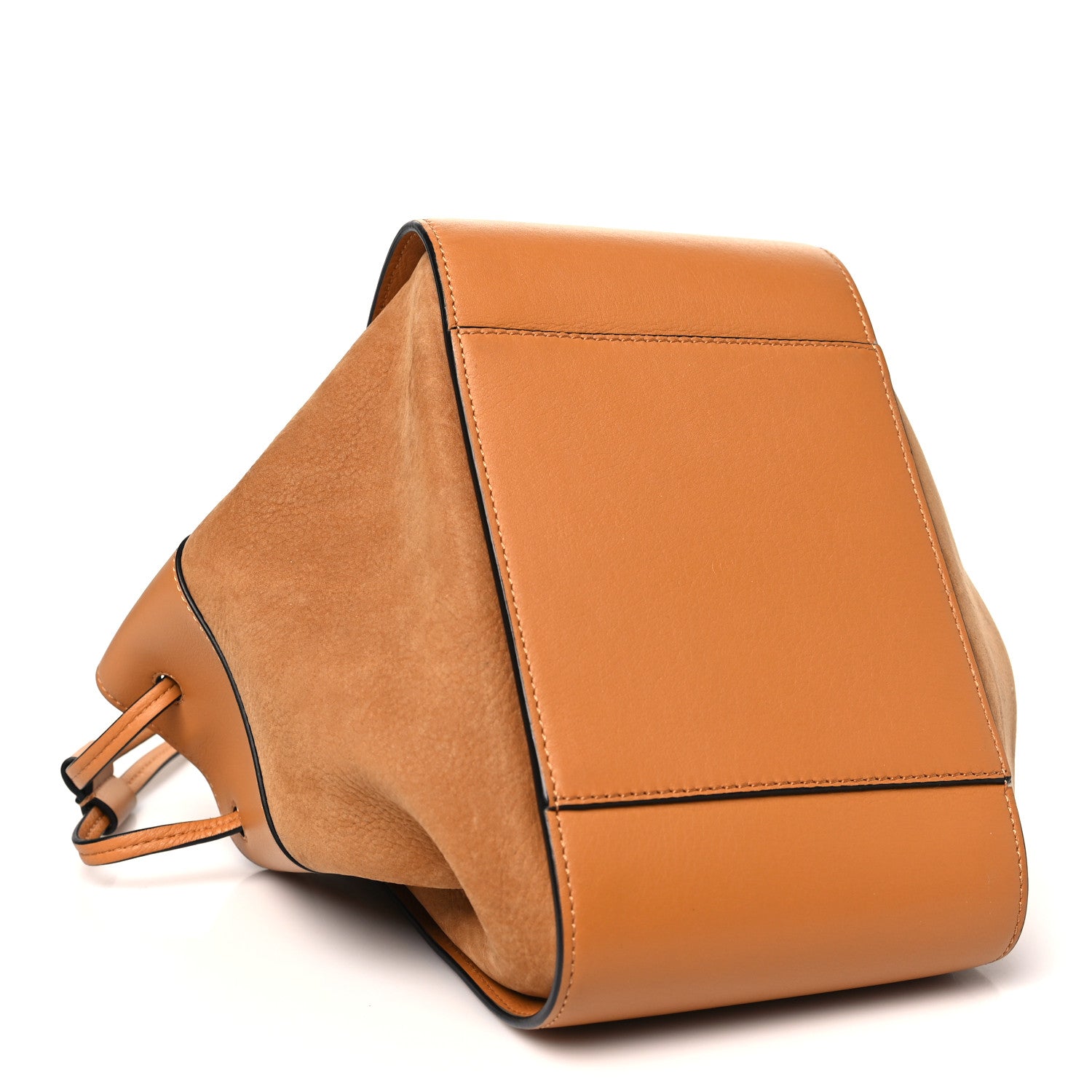 Calfskin Nubuck Small Hammock Shoulder Bag Honey