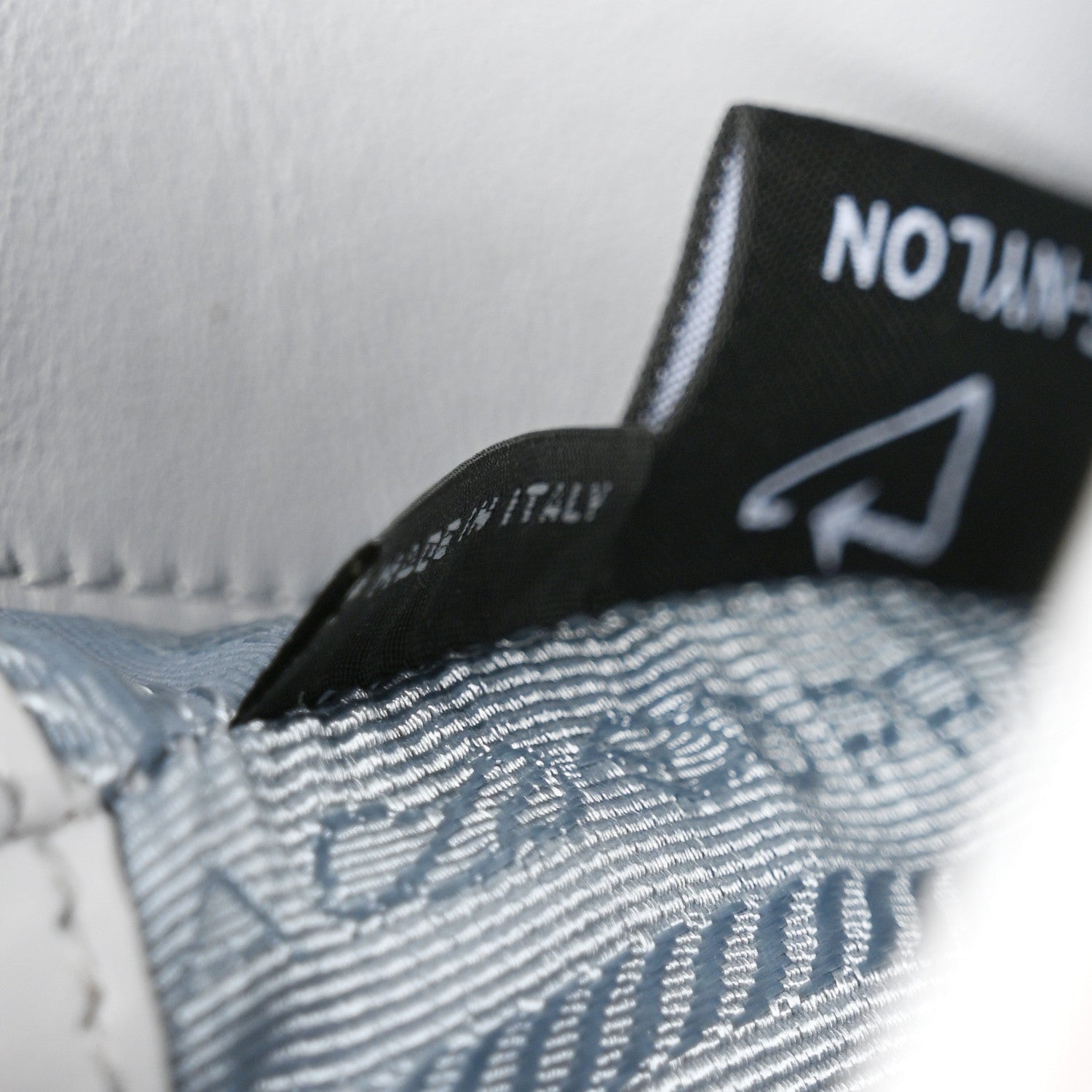 Nappa Re-Nylon Double Pocket Buckle Shoulder Bag Fiordaliso