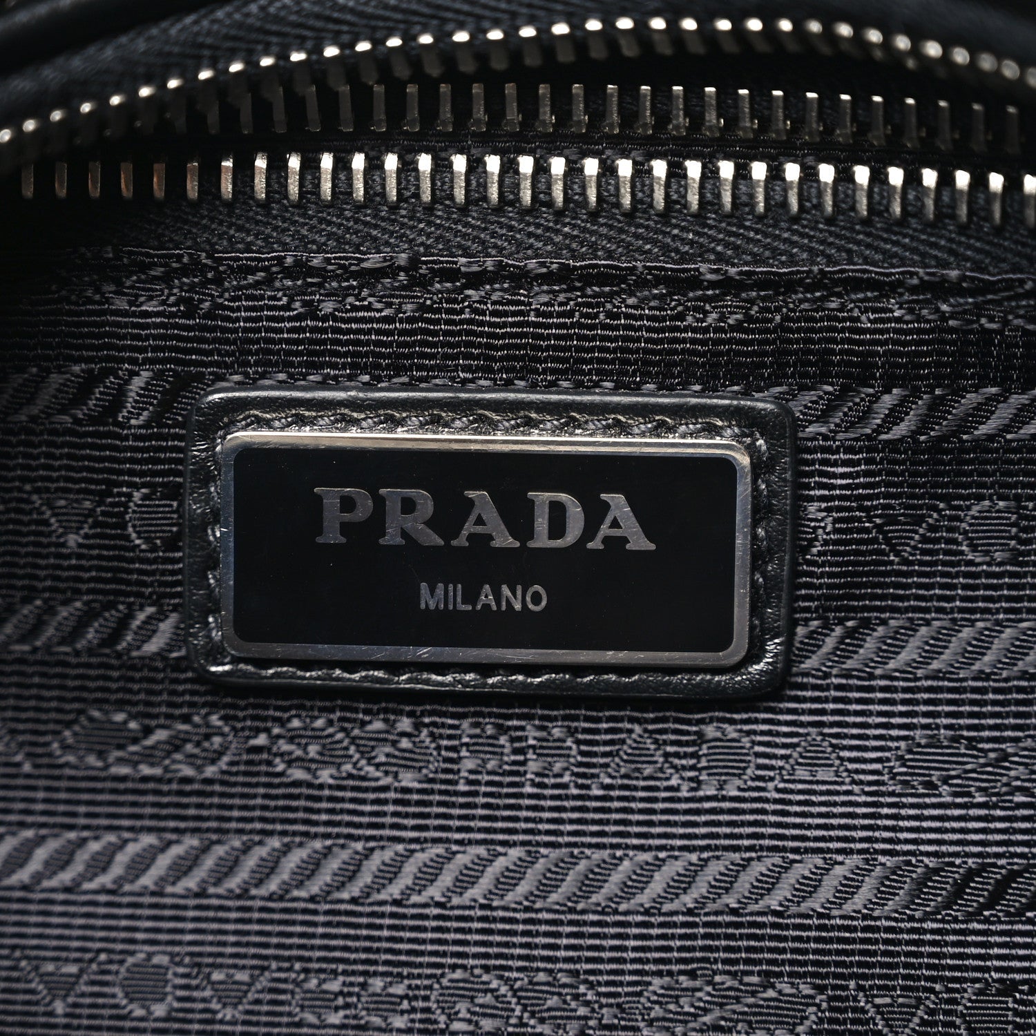 X JAMES JEAN Calfskin Comic Print Belt Bag Black