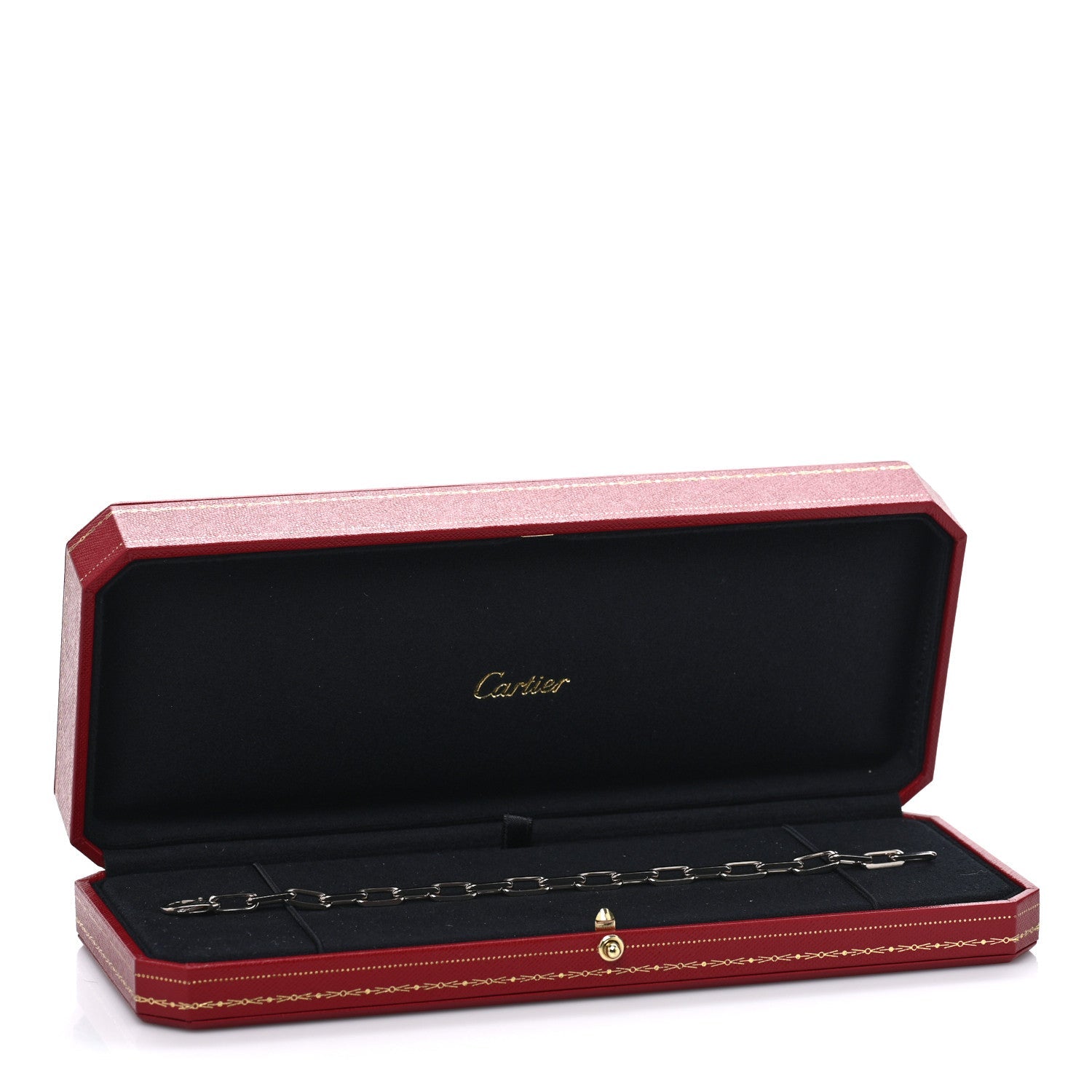 18K White Gold Santos de Cartier Bracelet