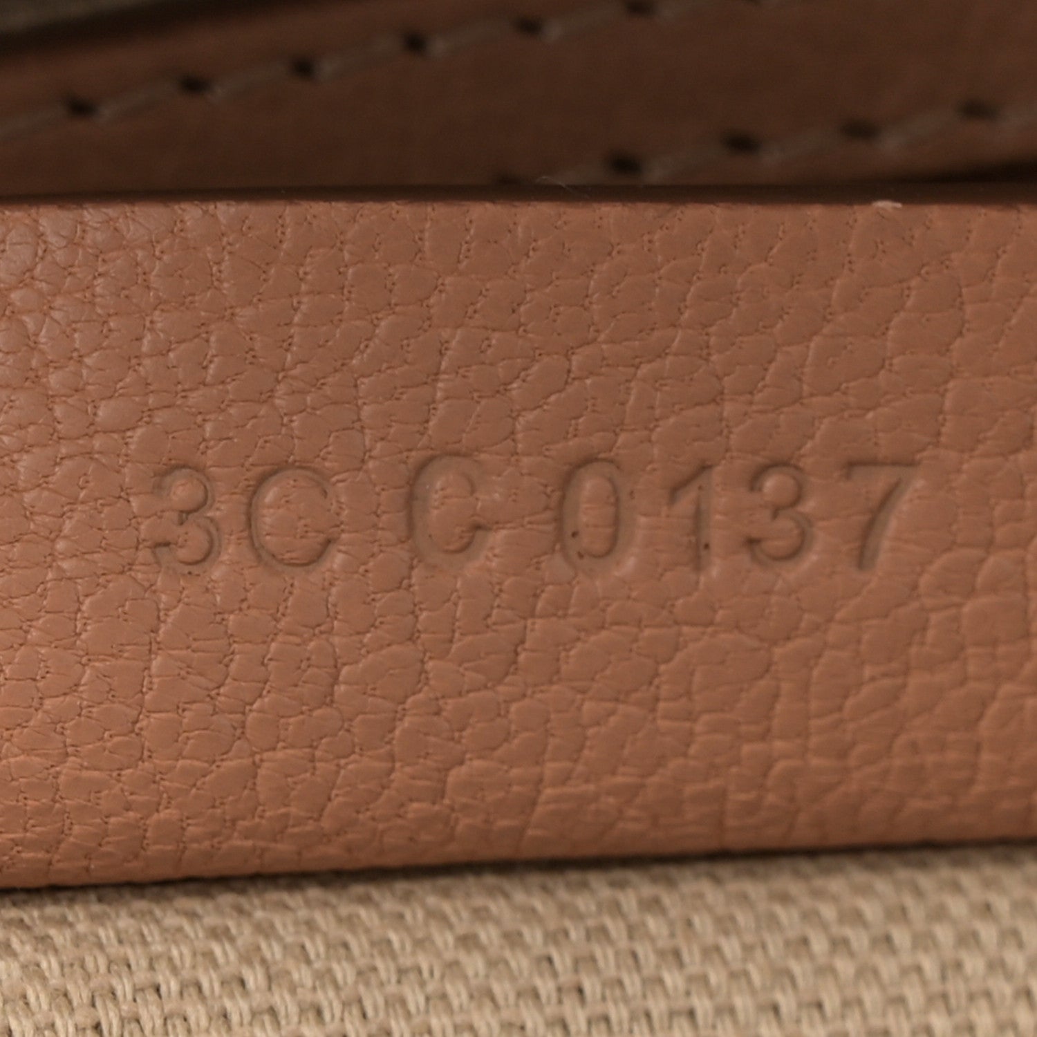 Sugar Goatskin Mini Antigona Medium Beige