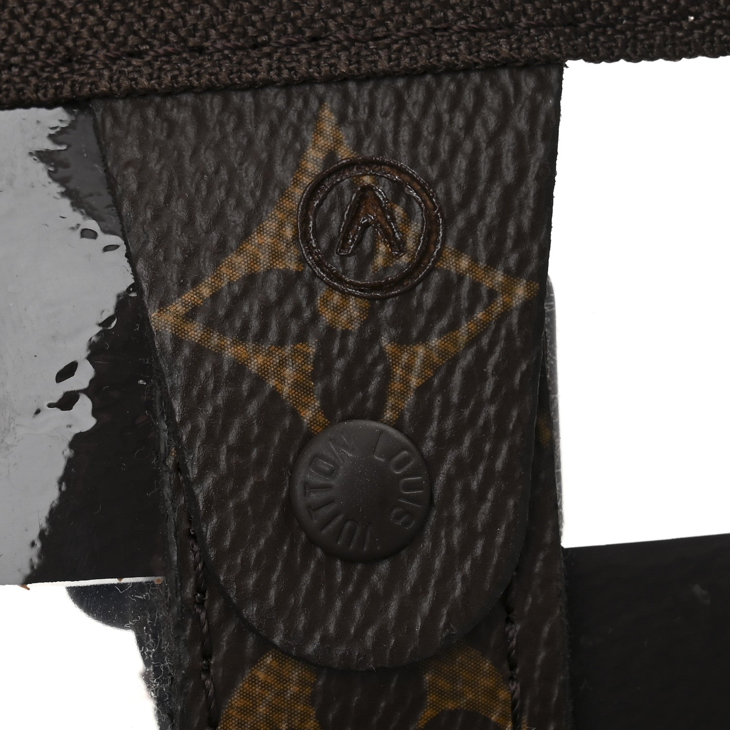 PVC Monogram Chess Keepall Bandouliere 50