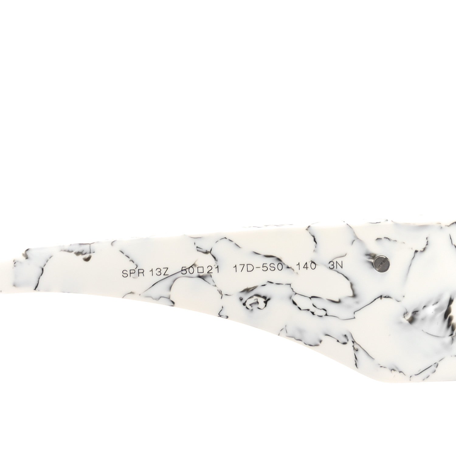 Acetate Symbole Sunglasses SPR 13Z White Marble