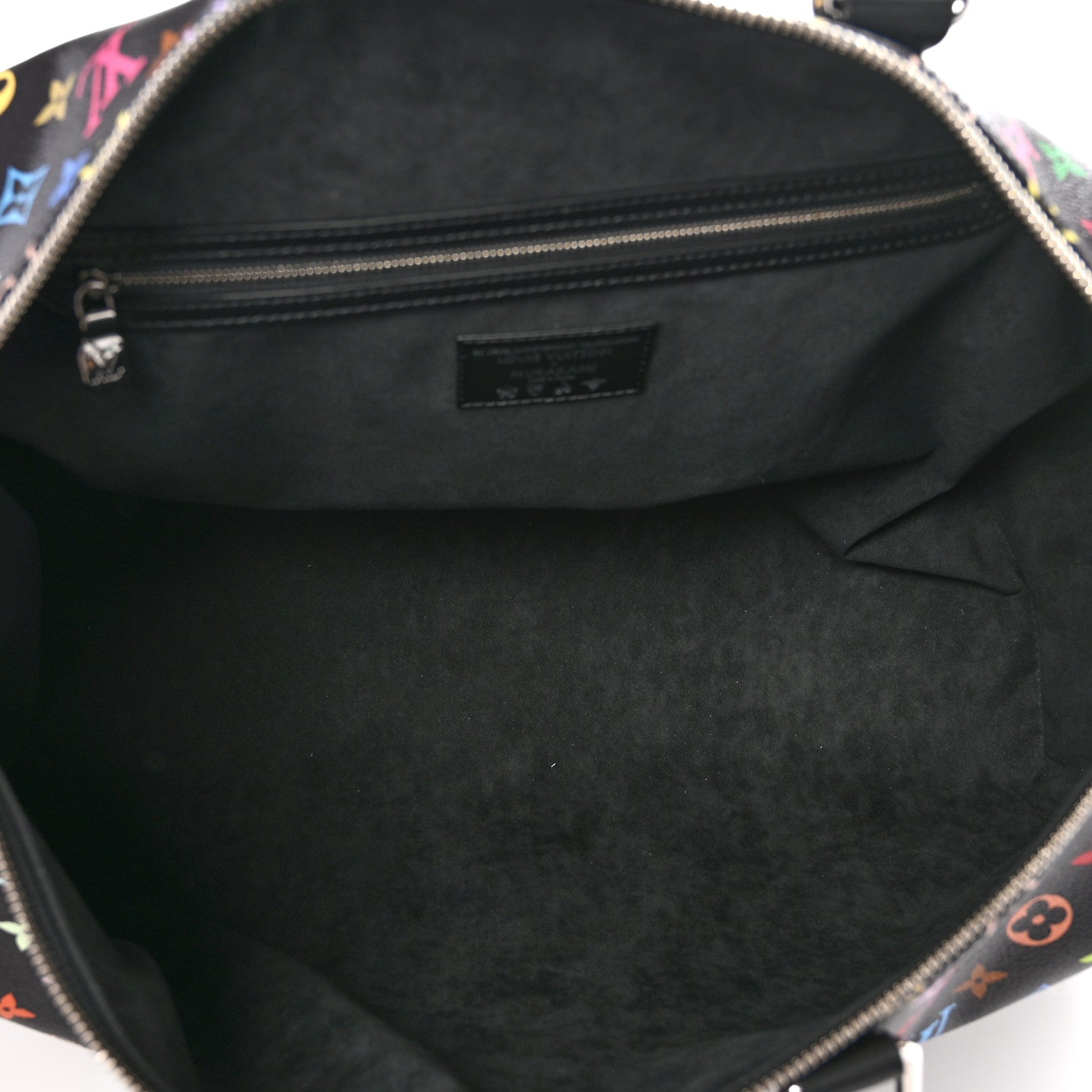 LV X TM Monogram Multicolor Keepall Bandouliere 50 Black