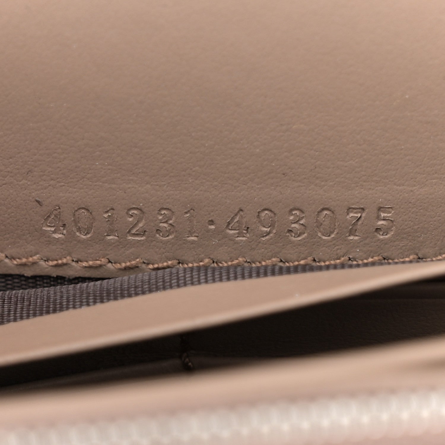 GG Supreme Monogram Mini Dionysus Chain Wallet Beige Taupe