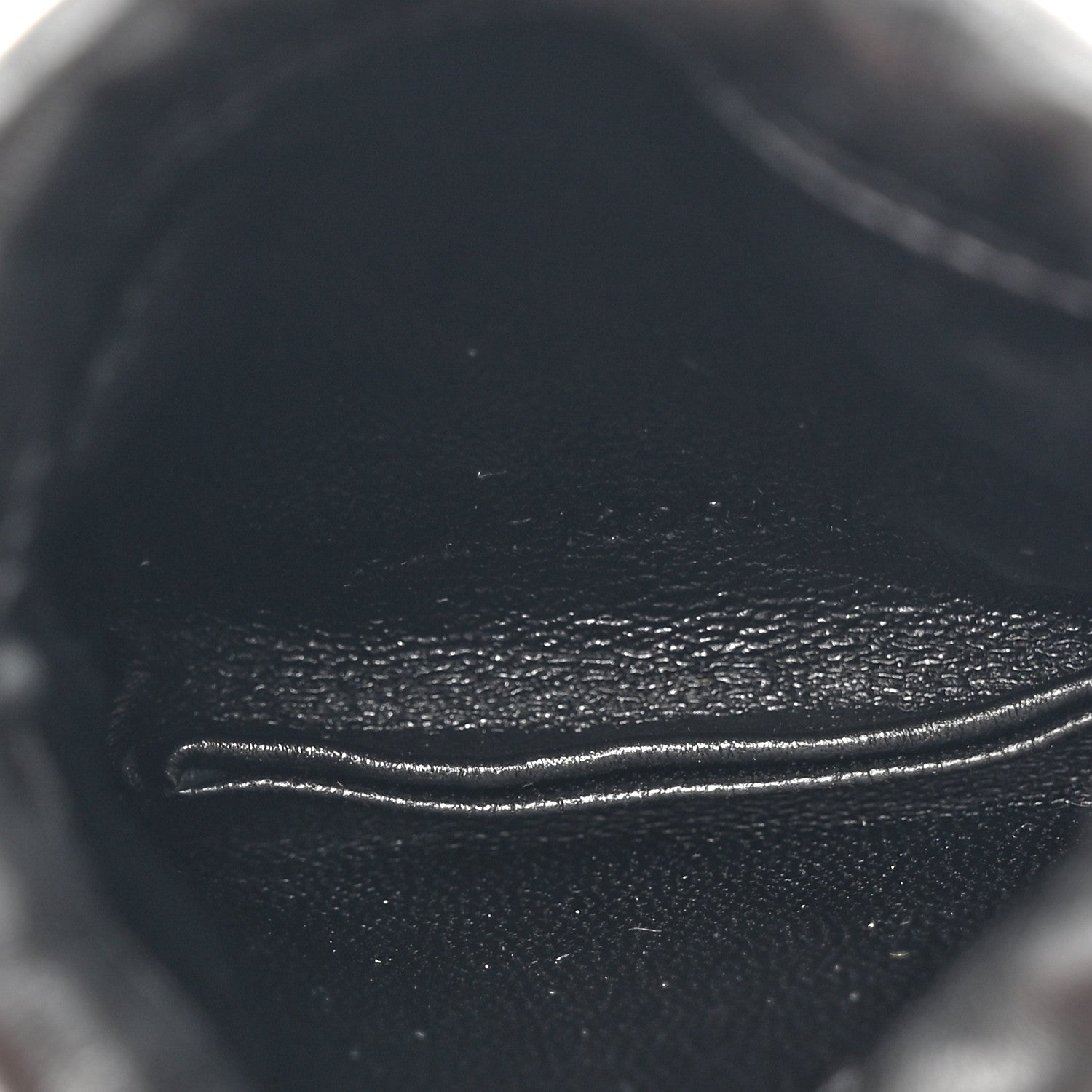 Lambskin AirPods Crossbody Pouch Black