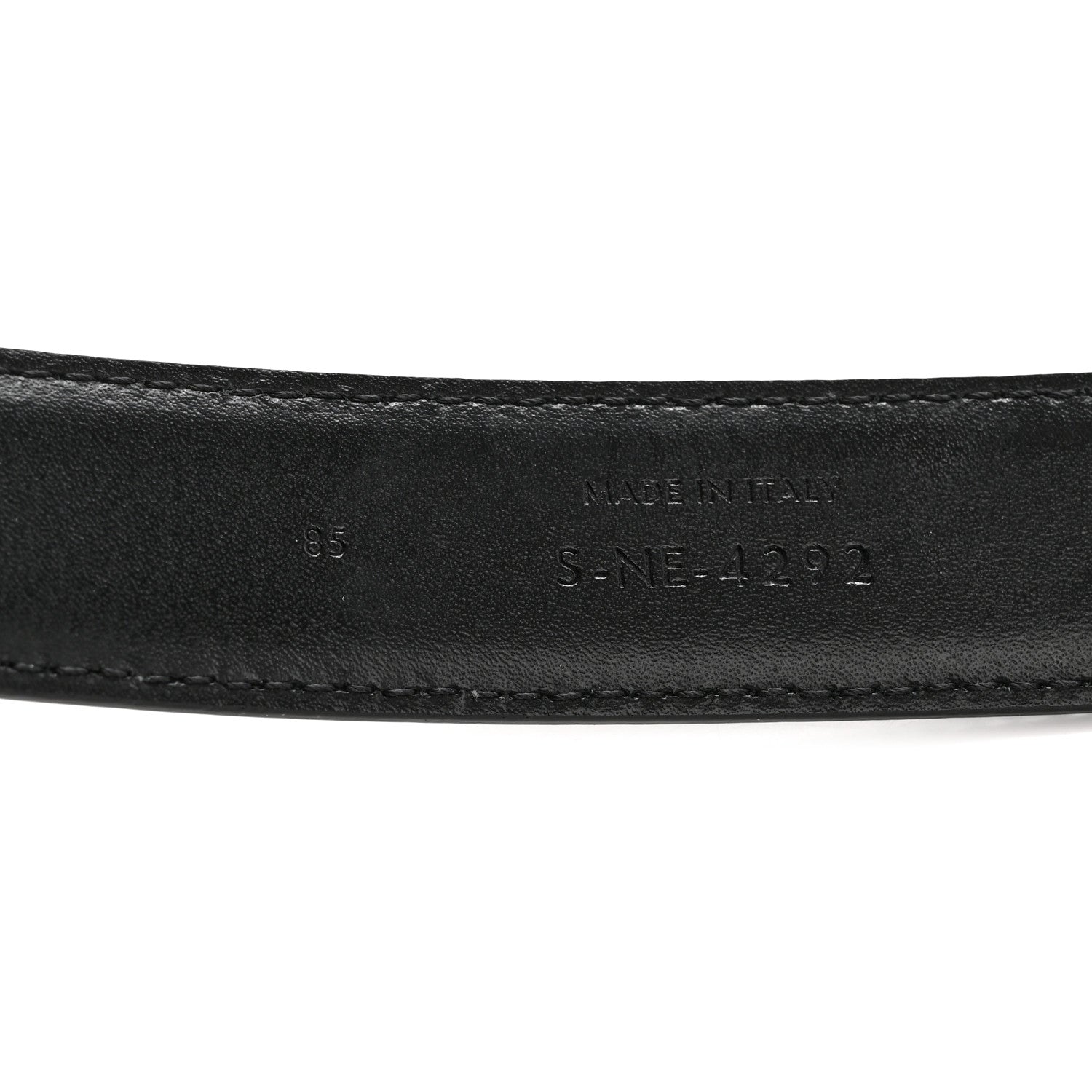Box Calfskin Medium 25mm Triomphe Belt 85 34 Black