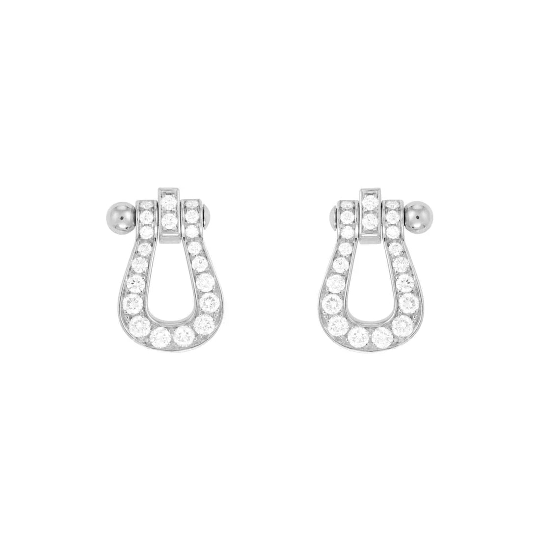 FORCE 10 FULL DIAMOND STUD EARRINGS MINI MODEL