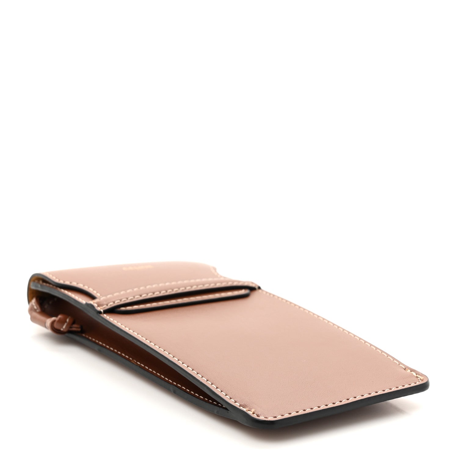 Smooth Calfskin Sunglasses Pouch Tan