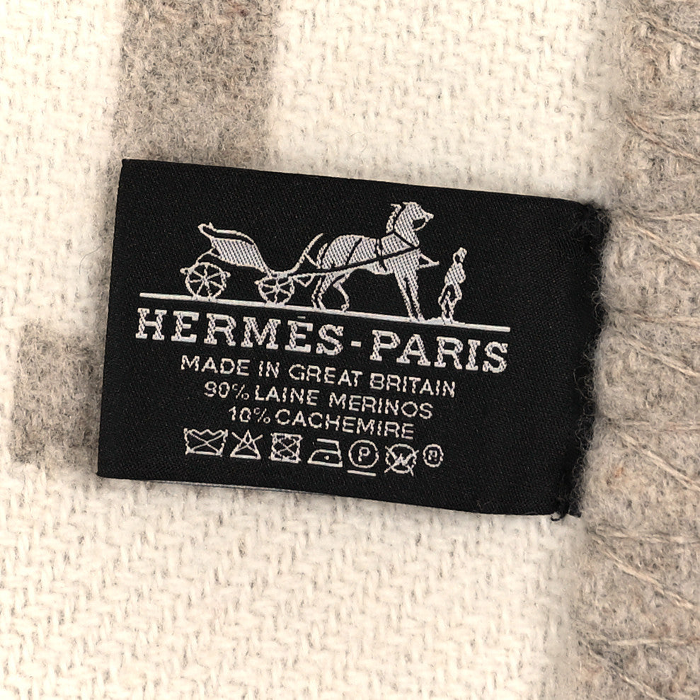 Wool Cashmere Avalon III Blanket Coco Camomille