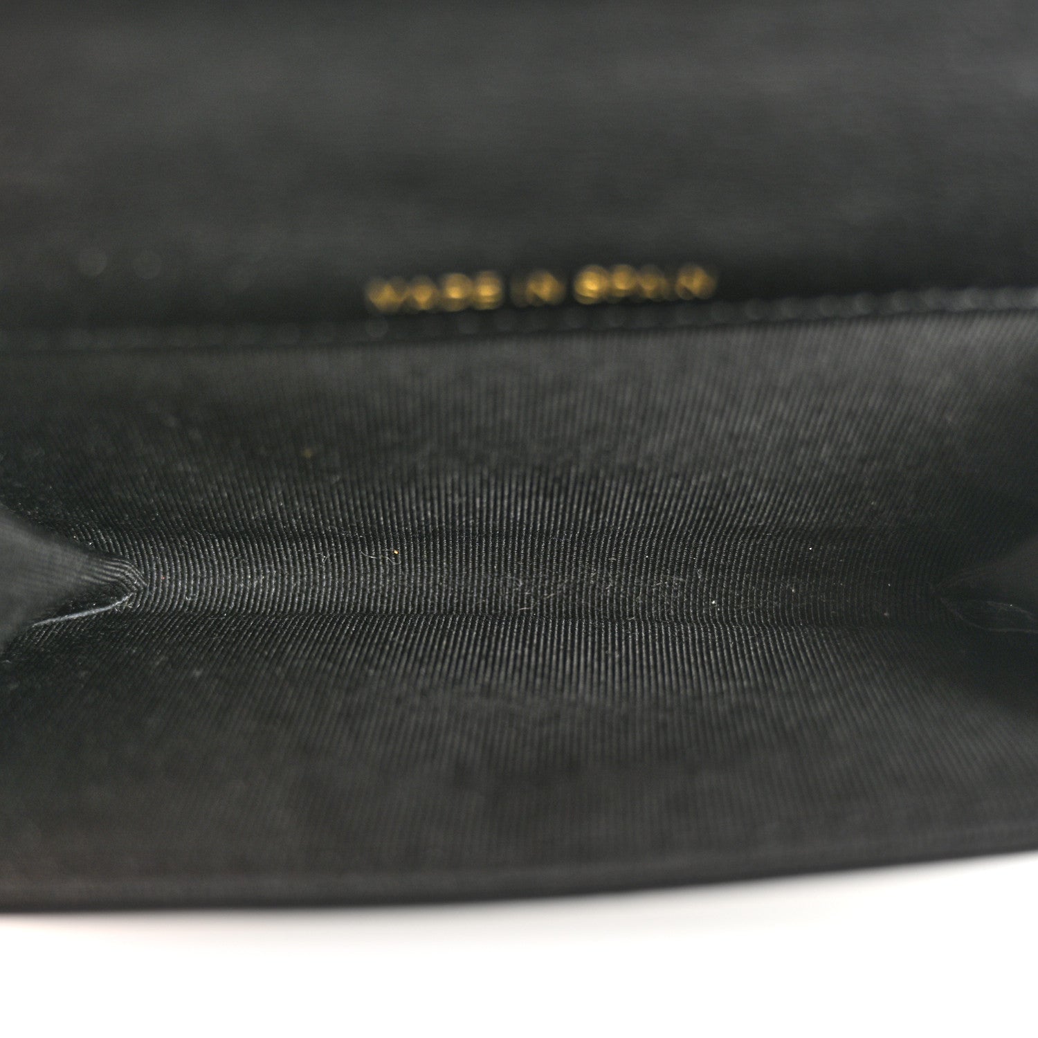 Patent Quilted Flap Card Holder Wallet Black