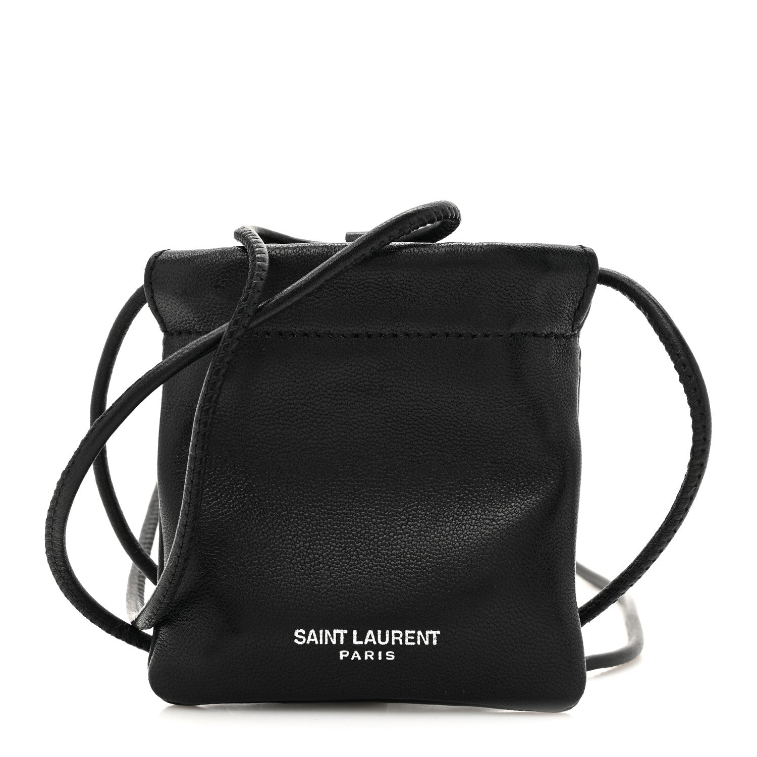 Lambskin Monogram Airpods Holder Black