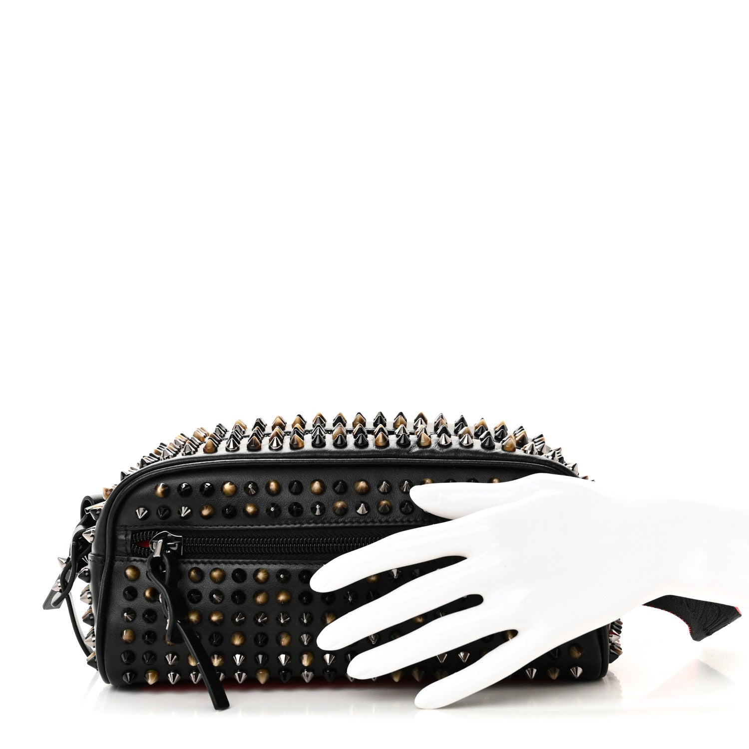 Calfskin Spikes Mens Blaster Toiletry Bag Black