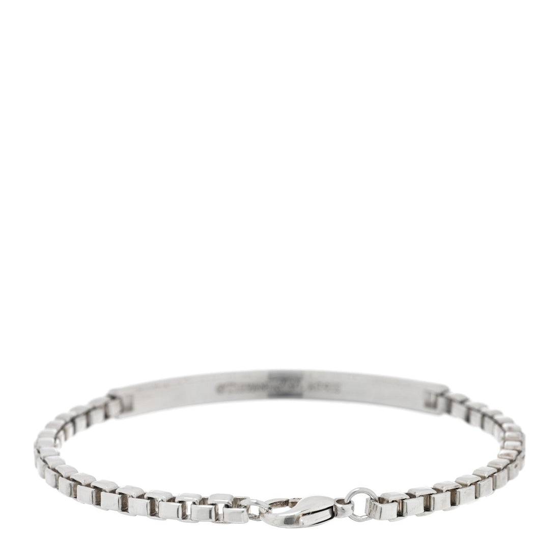 Sterling Silver Venetian Link ID Bracelet