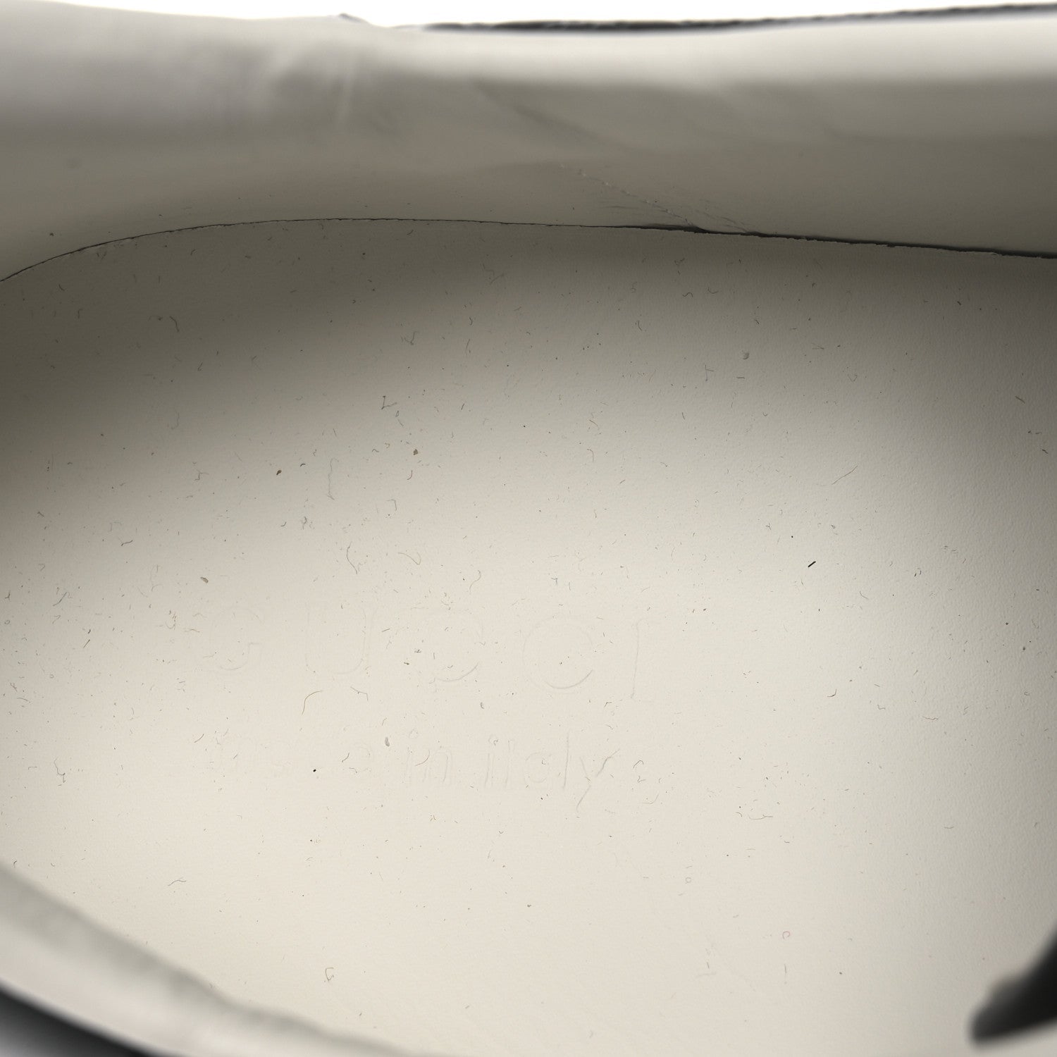 Calfskin GG Tennis Embossed Mens Ace Sneakers 13 Black