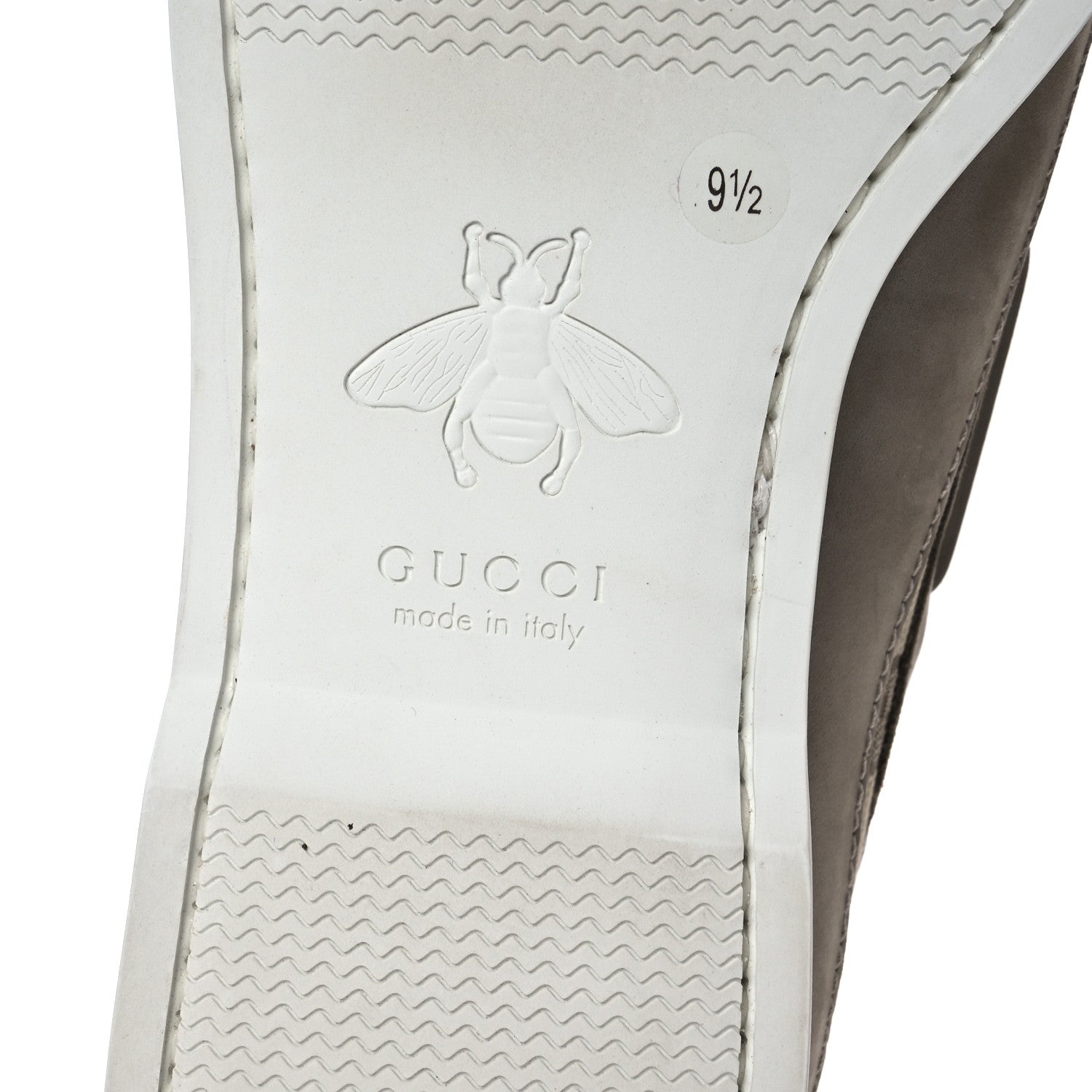 GG Supreme Monogram Canvas Nubuck Mens Lace Up Boat Shoes 9.5 Oatmeal Beige Ebony