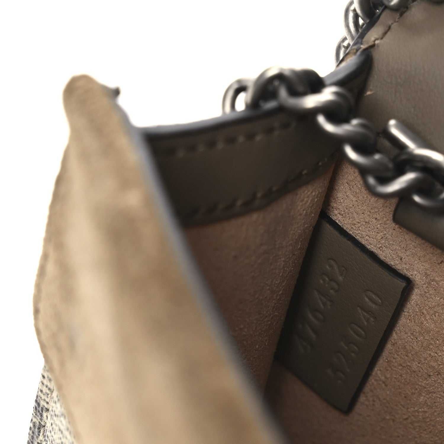 GG Supreme Monogram Super Mini Dionysus Shoulder Bag Taupe