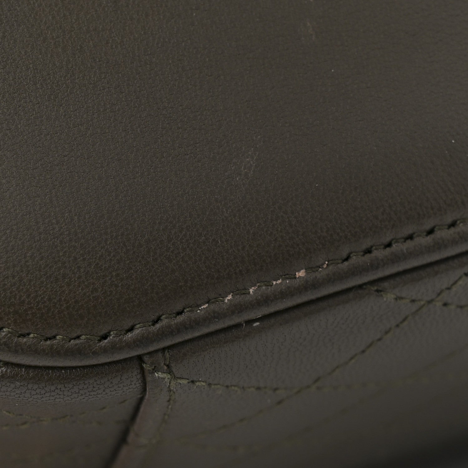 Lambskin Quilted Mini Gaby Vanity Case Light Musk