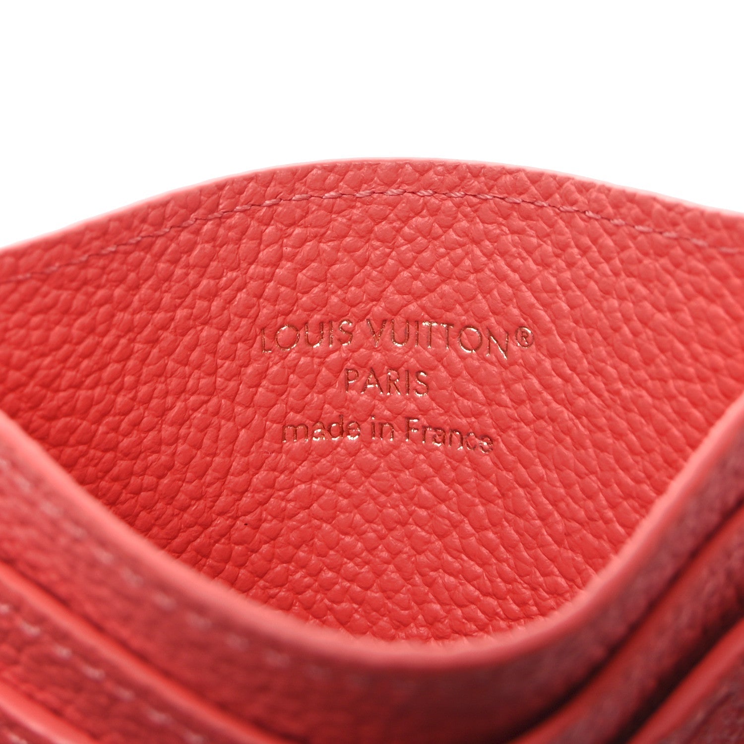 Empreinte Monogram LV Charms Card Holder Sweet Coral