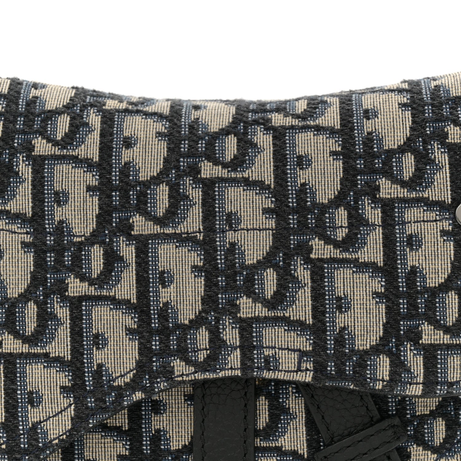 HOMME Oblique Saddle Belt Bag Blue