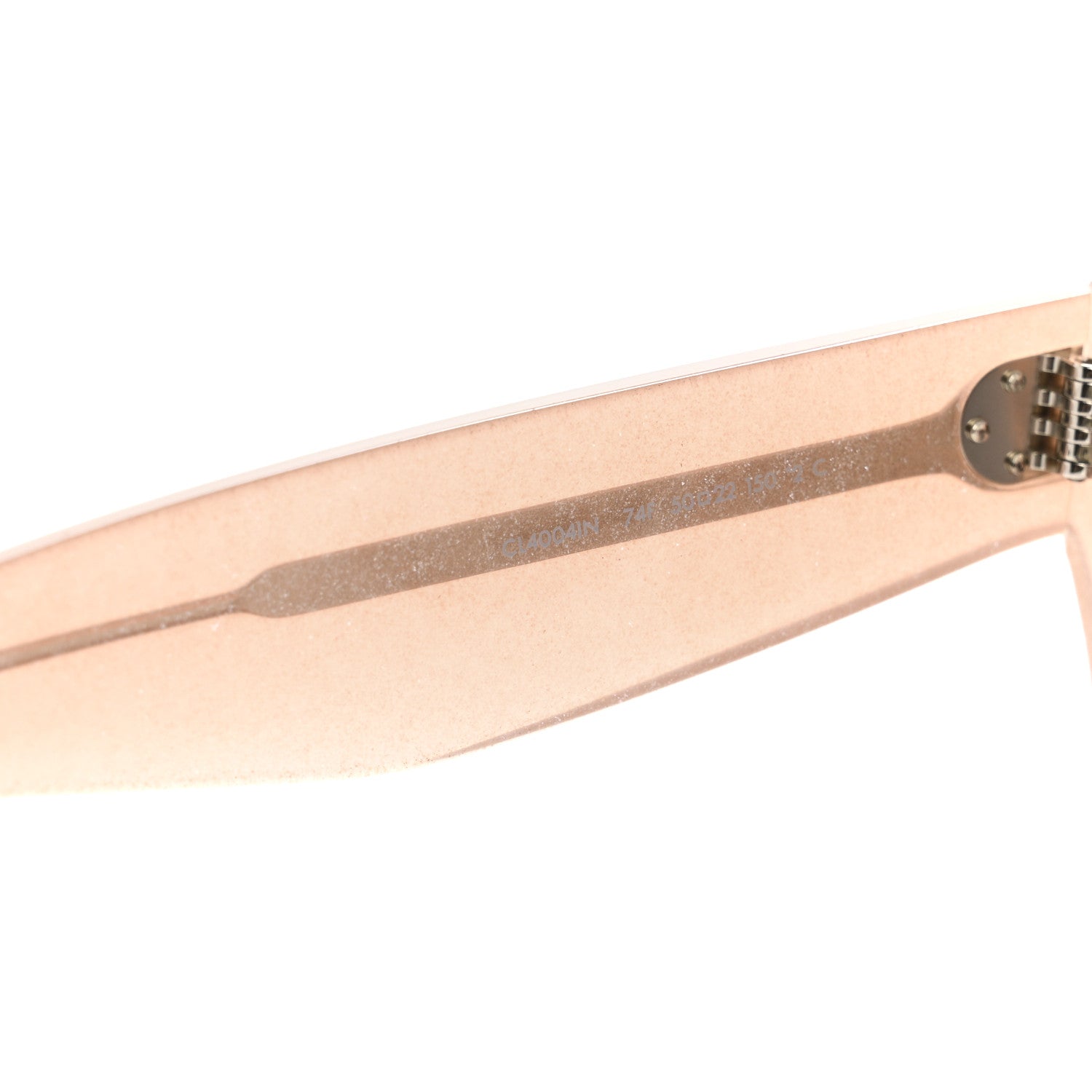 Glitter Acetate Cat Eye Sunglasses CL4004IN Transparent Pink