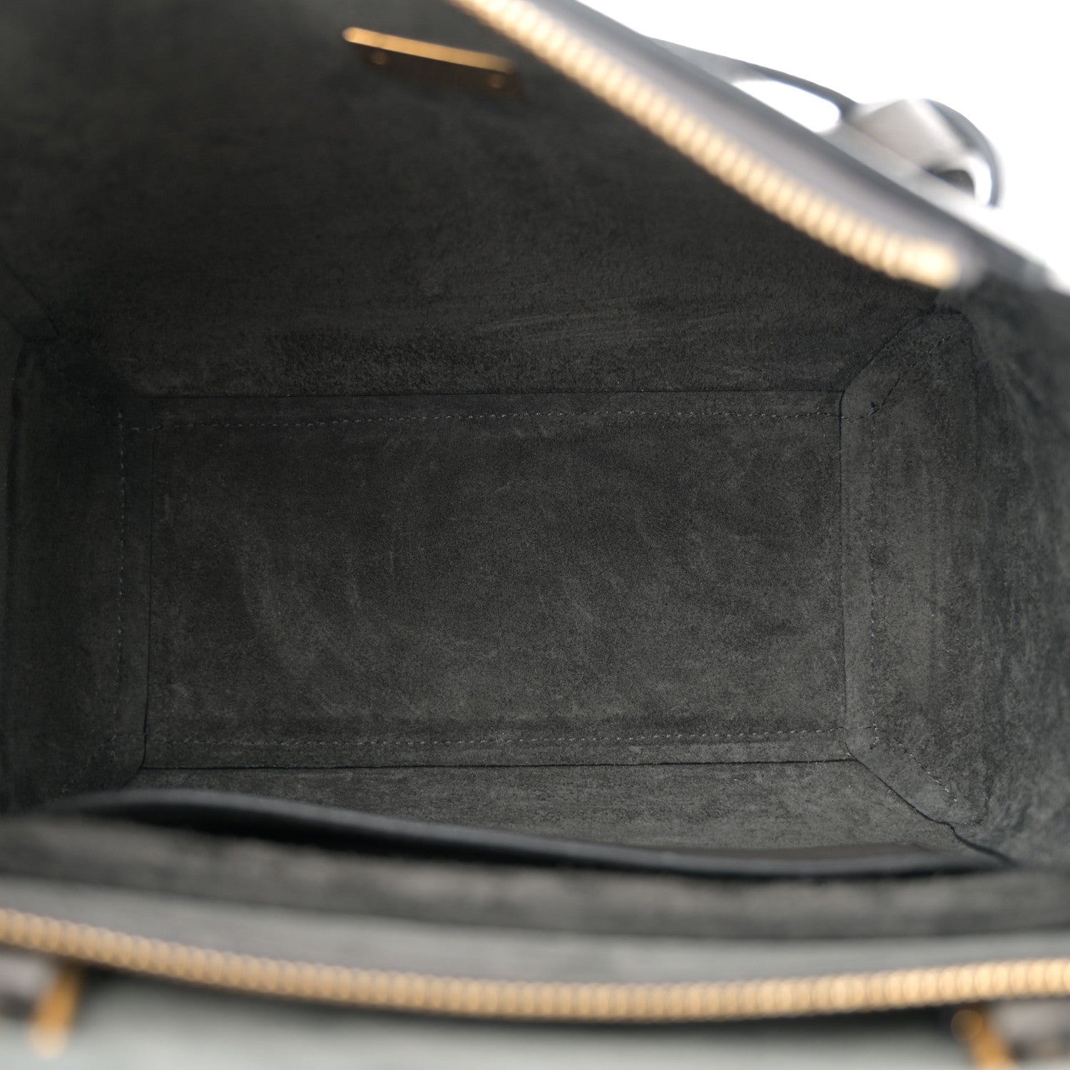 Grained Calfskin Micro Belt Bag Grey