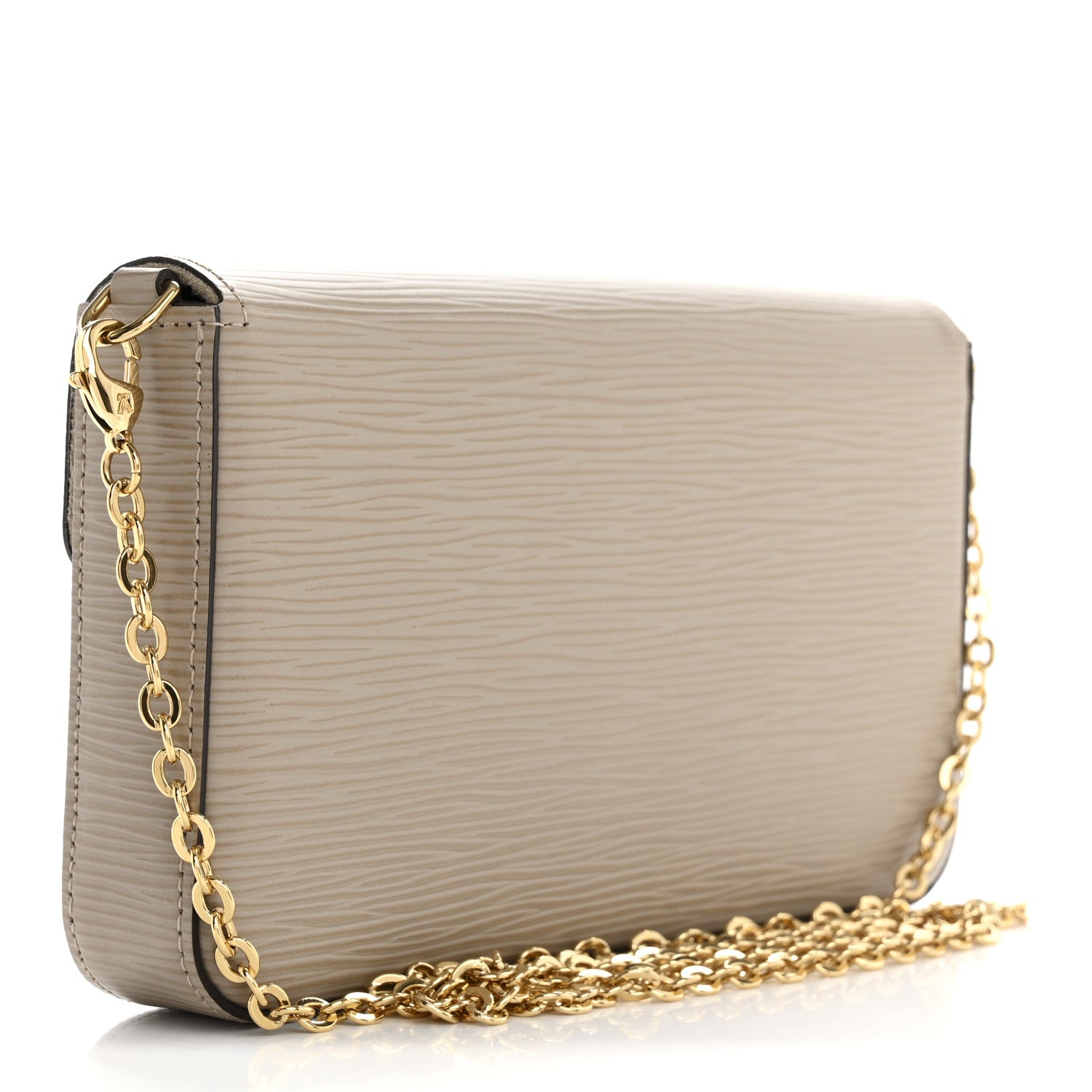 Epi Felicie Pochette Chain Wallet Galet