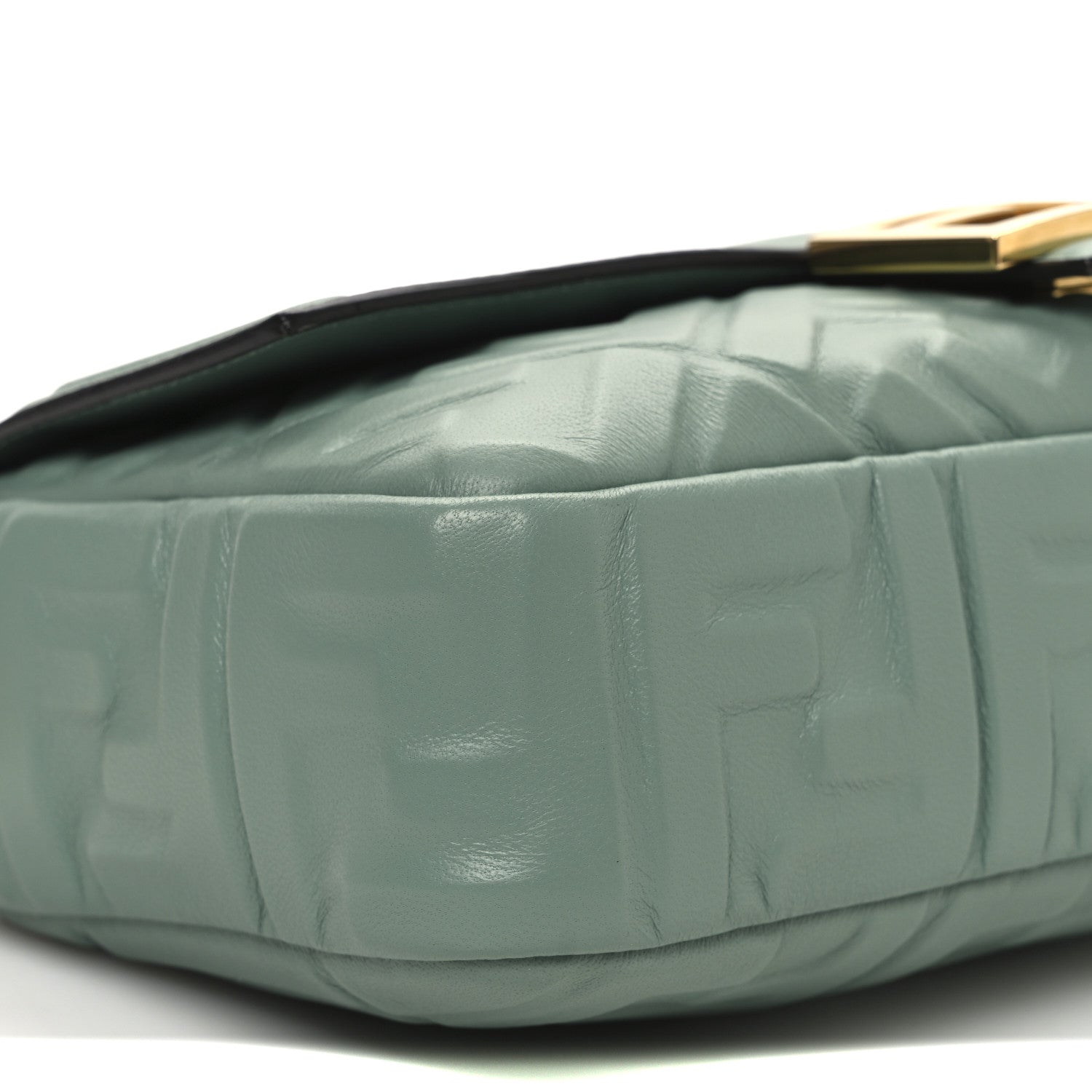 Nappa FF 1974 Embossed Baguette Menta