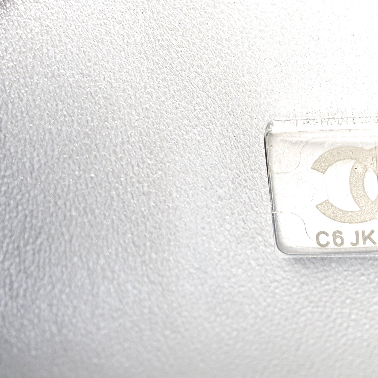 Glittered Metallic Caviar Quilted Medium Double Flap Silver