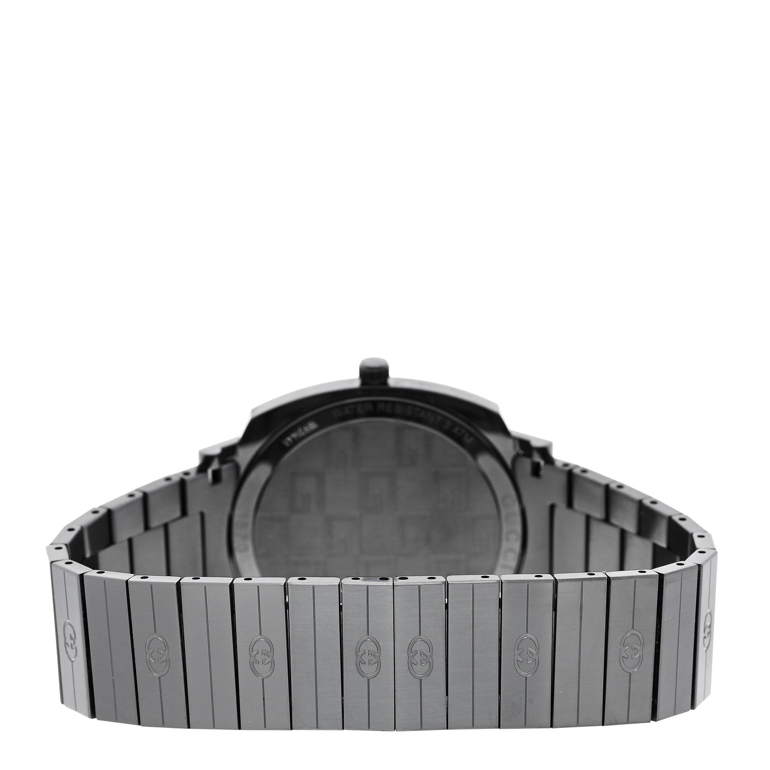 PVD Stainless Steel 38mm Grip Quartz Watch Black