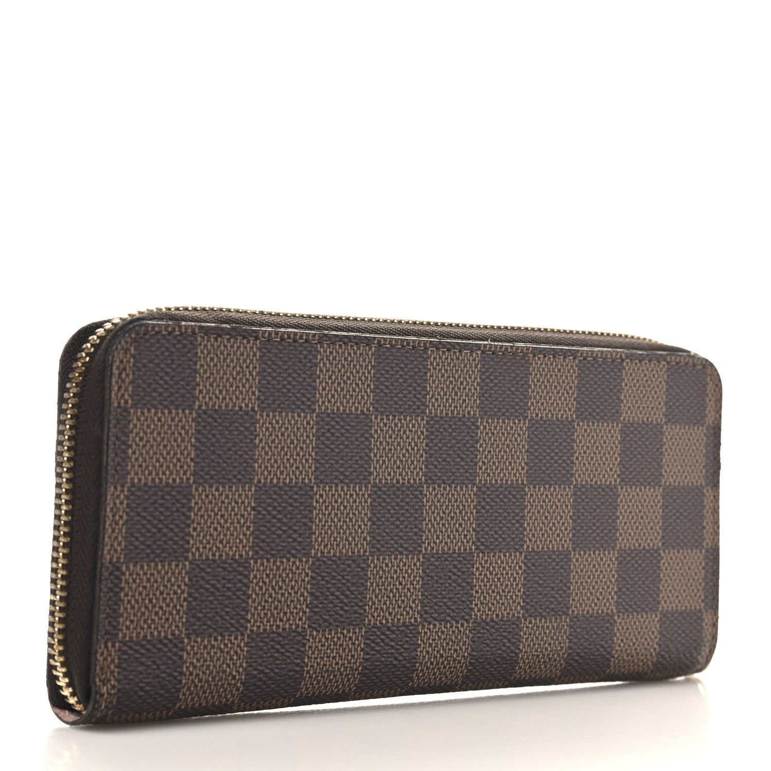 Damier Ebene Clemence Wallet Rose Ballerine