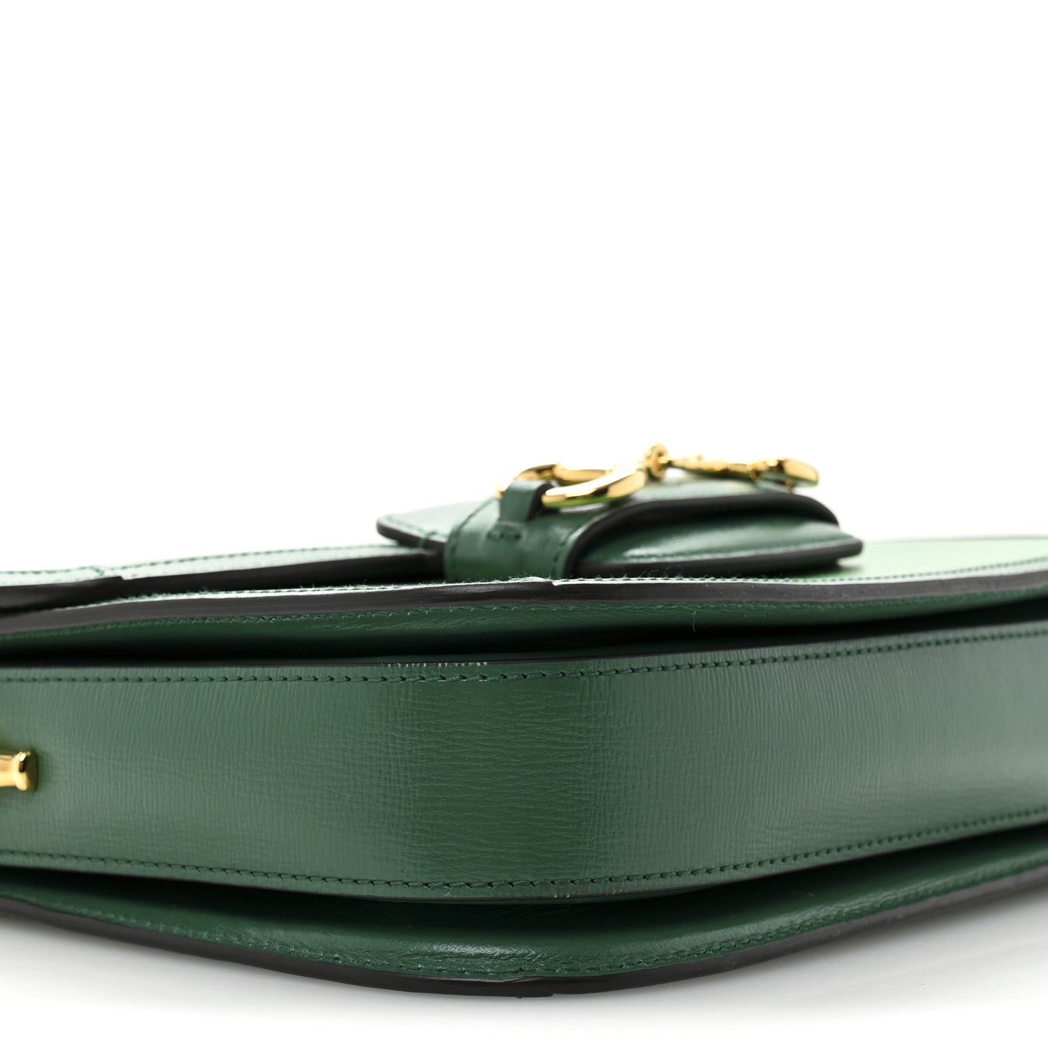 Azalea Calfskin Horsebit 1955 Shoulder Bag New Shamarock Emerald