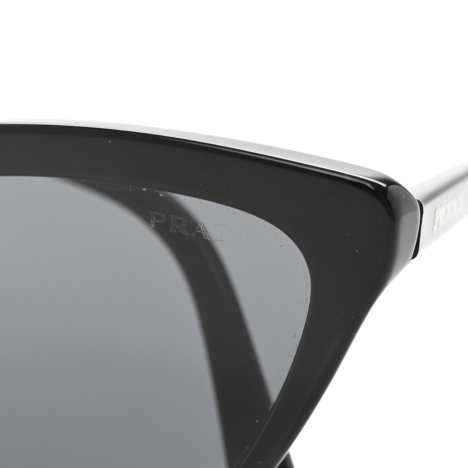 Acetate Cat Eye Sunglasses SPR 01V Black