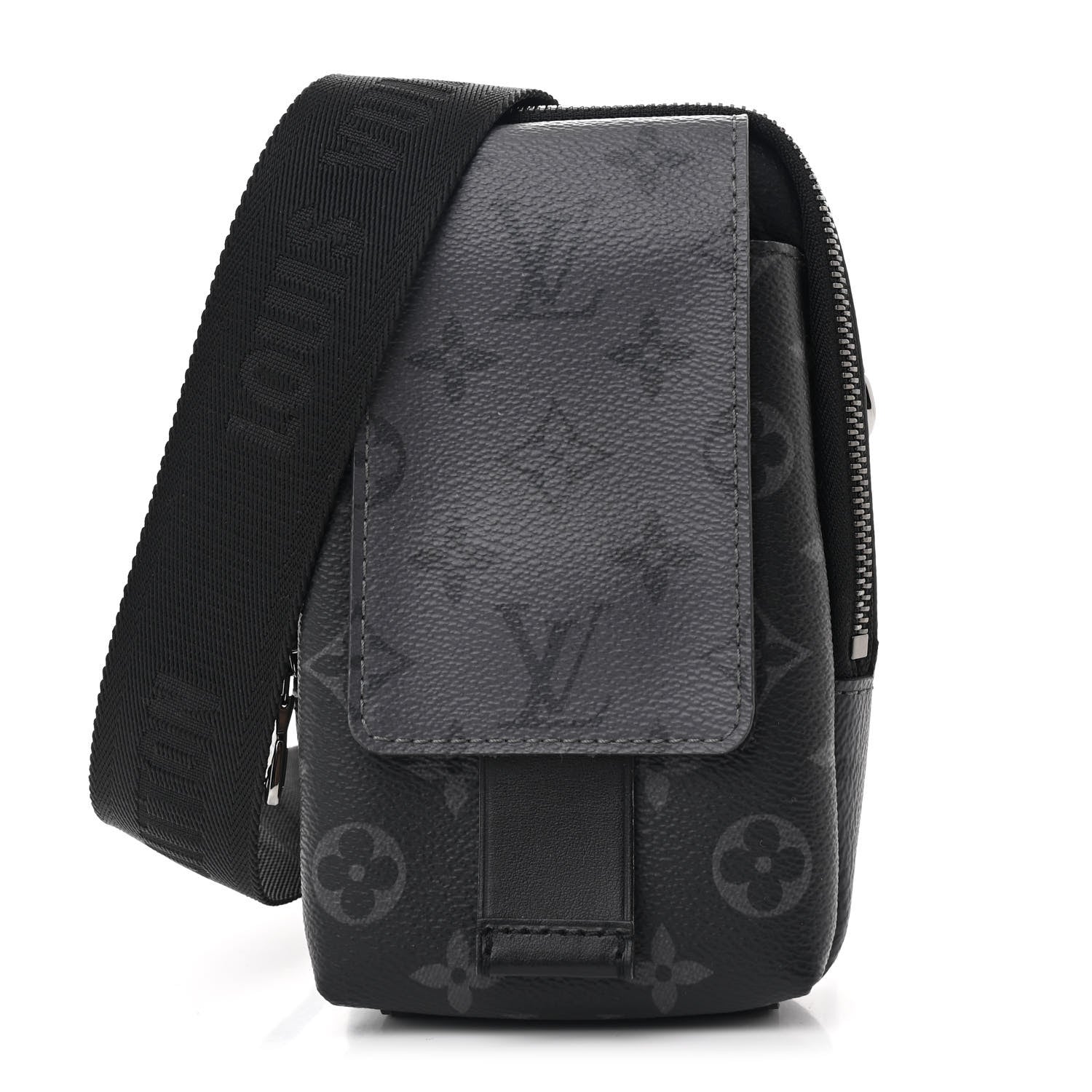 Monogram Eclipse Reverse Double Phone Pouch NM