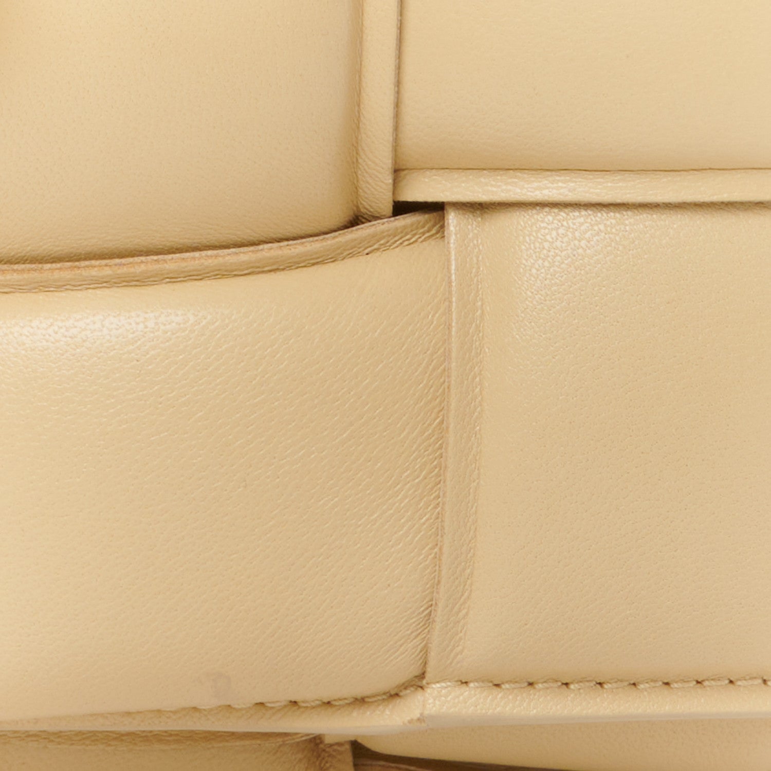 Lambskin Maxi Intreccio Padded Chain Cassette Crossbody Bag Porridge