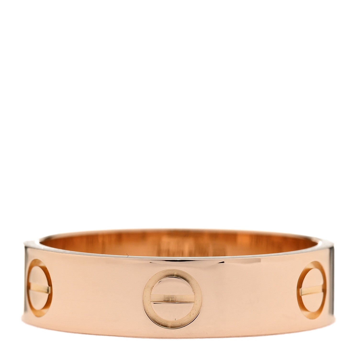 18K Pink Gold 5.5mm LOVE Ring 60 9.25