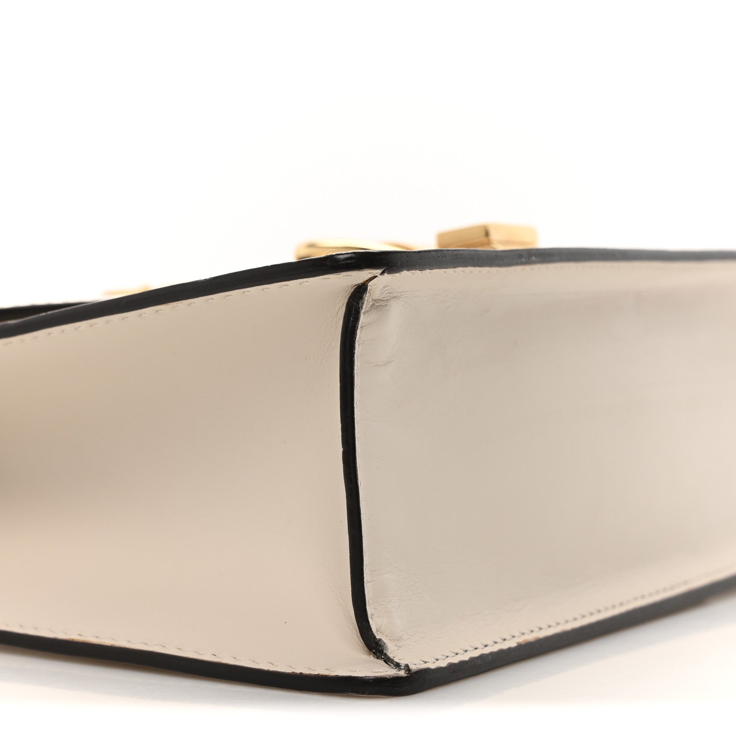 Calfskin Small Sylvie Shoulder Bag Off White