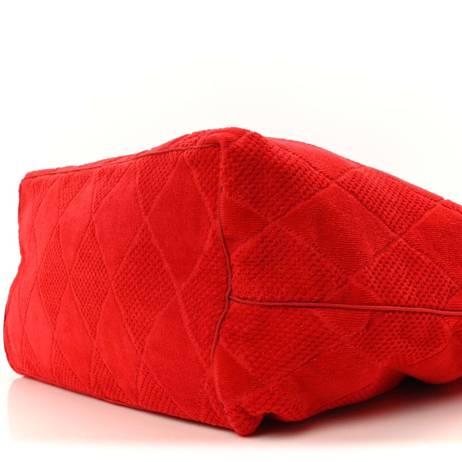 Terry Cotton CC Beach Tote Towel Set Red