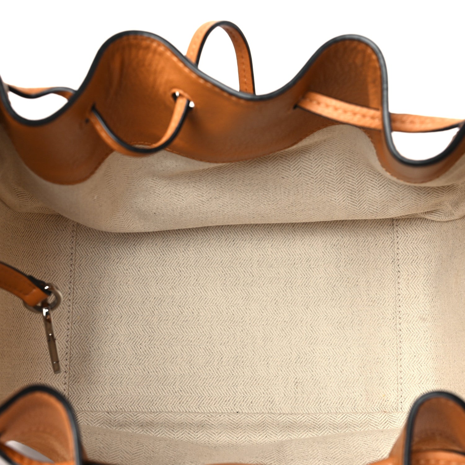 Calfskin Nubuck Small Hammock Shoulder Bag Honey