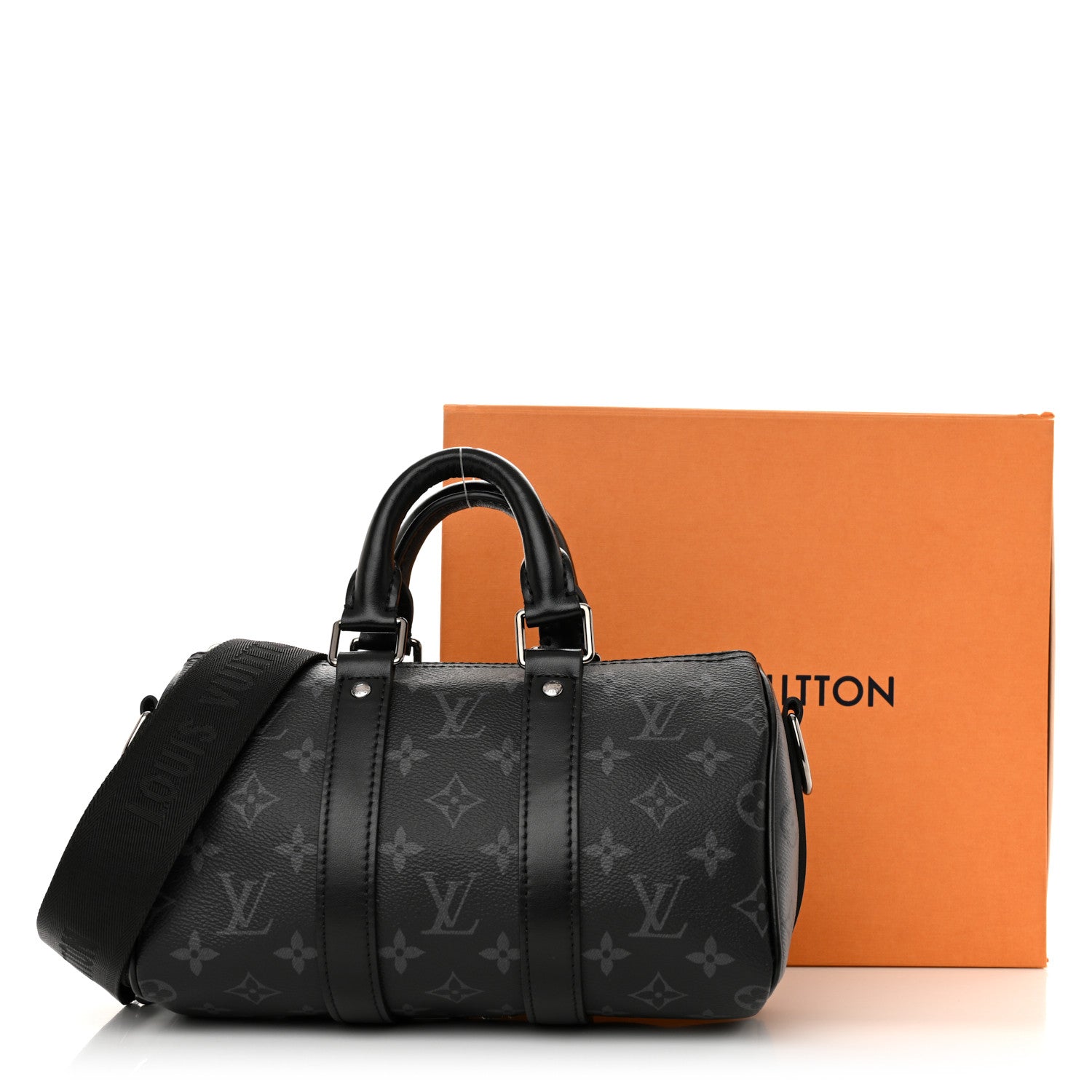 Reverse Monogram Eclipse Keepall Bandouliere 25