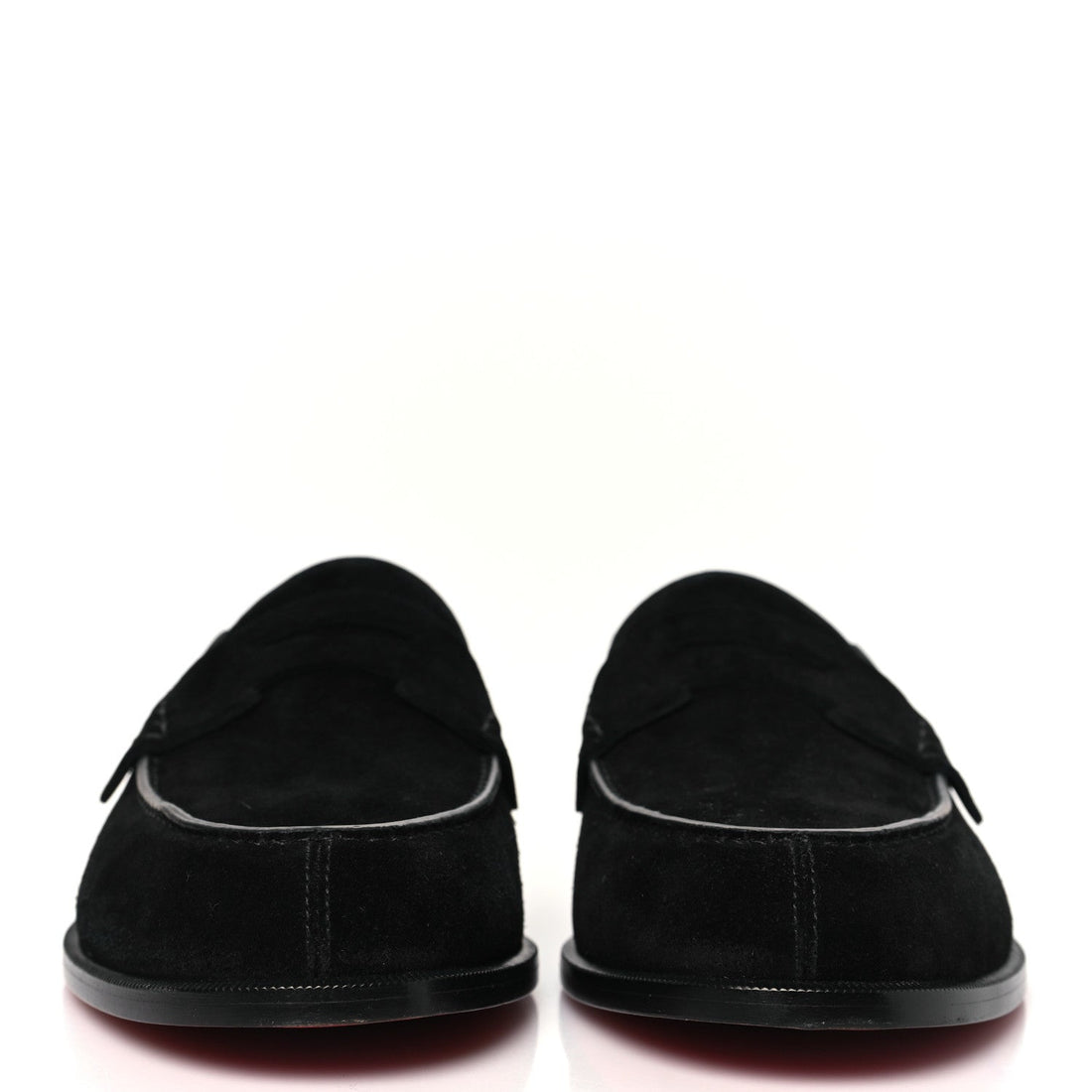 Crosta Alligator Embossed Mens Penny No Back Flat 42.5 Black