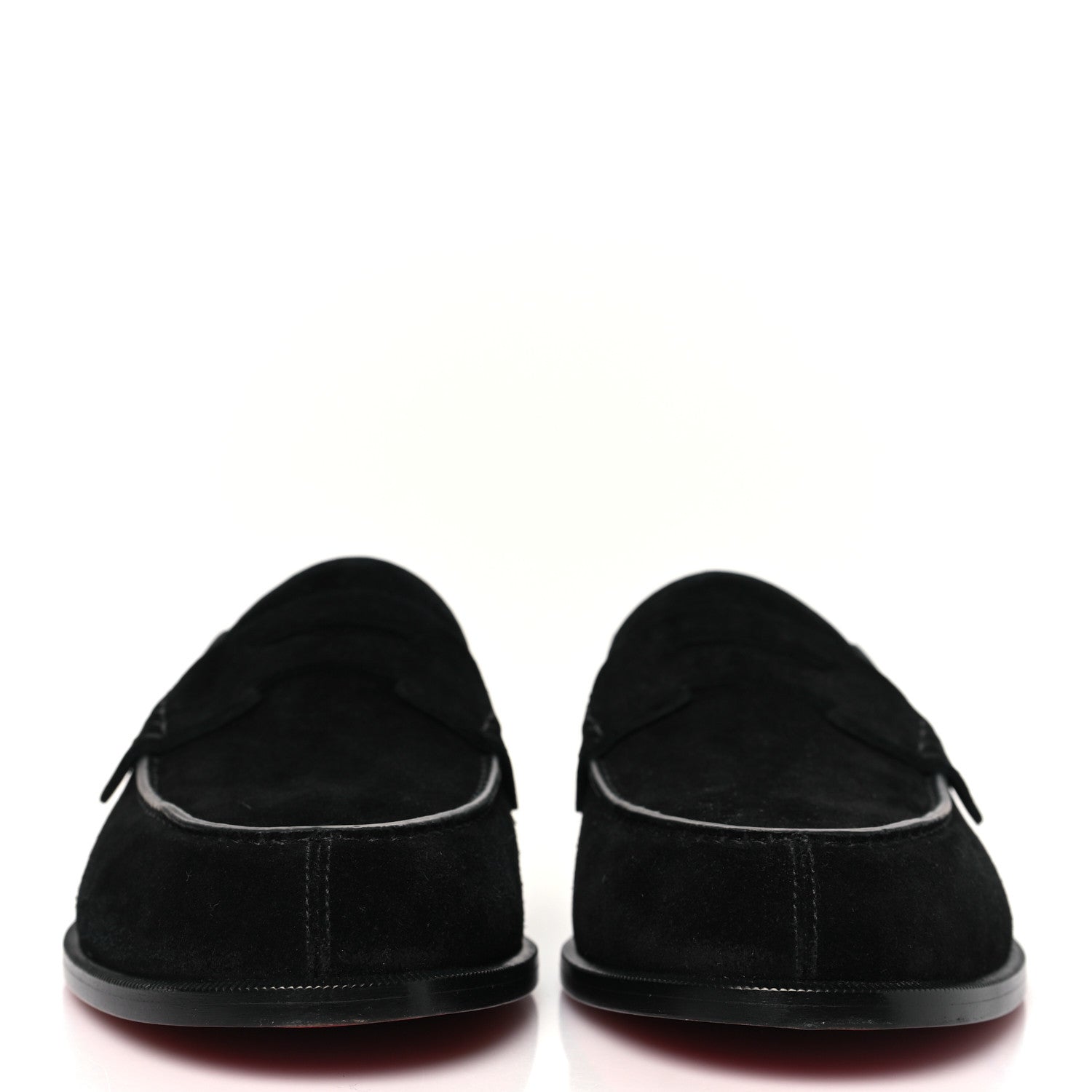 Crosta Alligator Embossed Mens Penny No Back Flat 42.5 Black