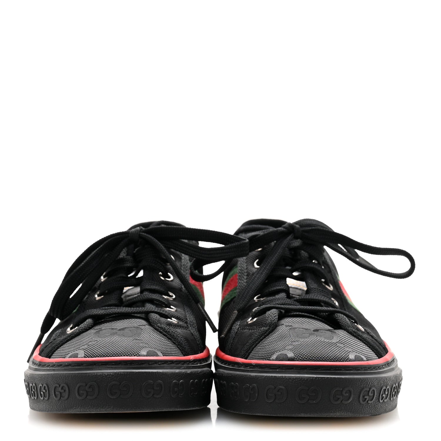 Econyl Nylon Web Monogram Off The Grid Mens 1977 Tennis Sneakers 8.5 Black