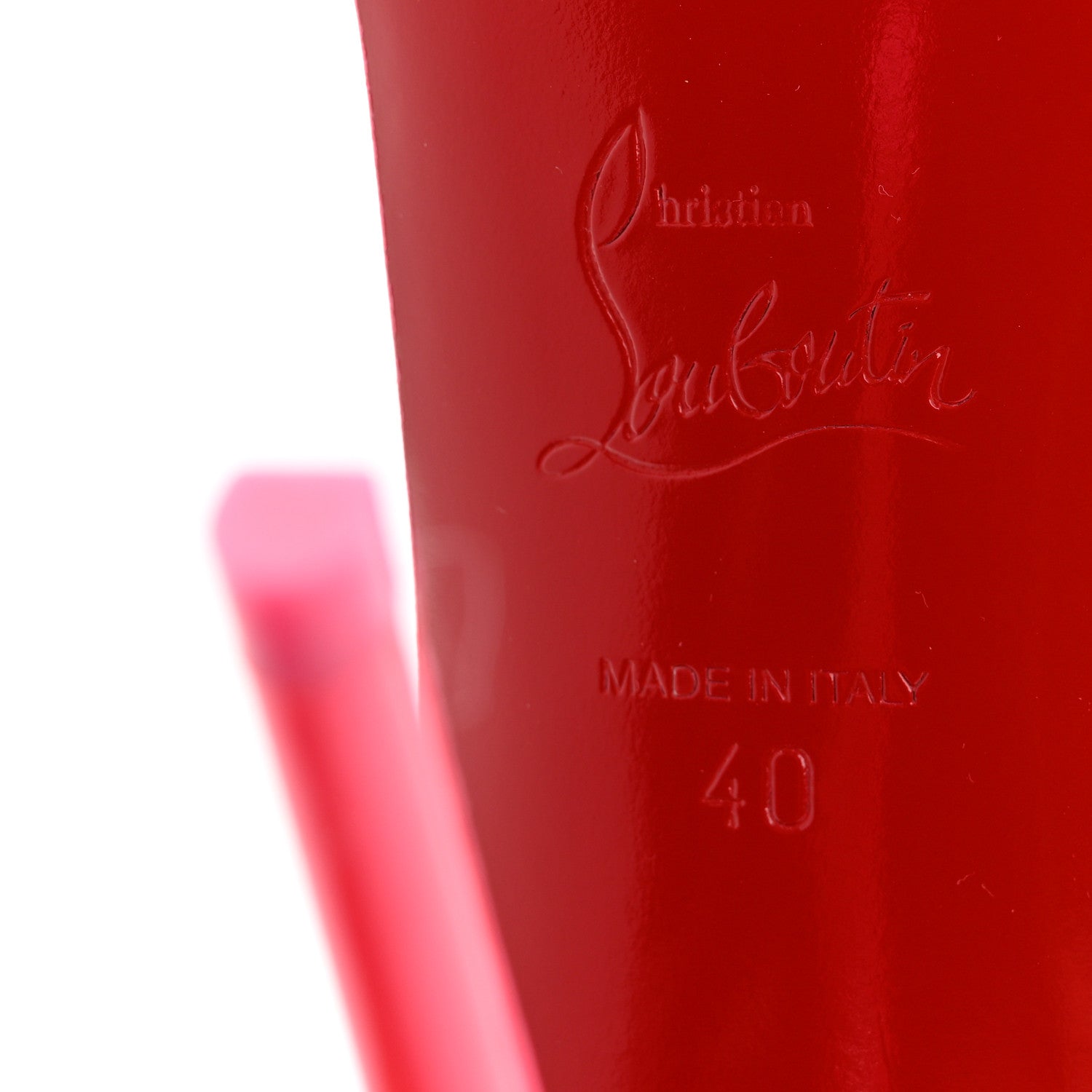 Patent Perle So Me 100 Sandals 40 Fluo Pink