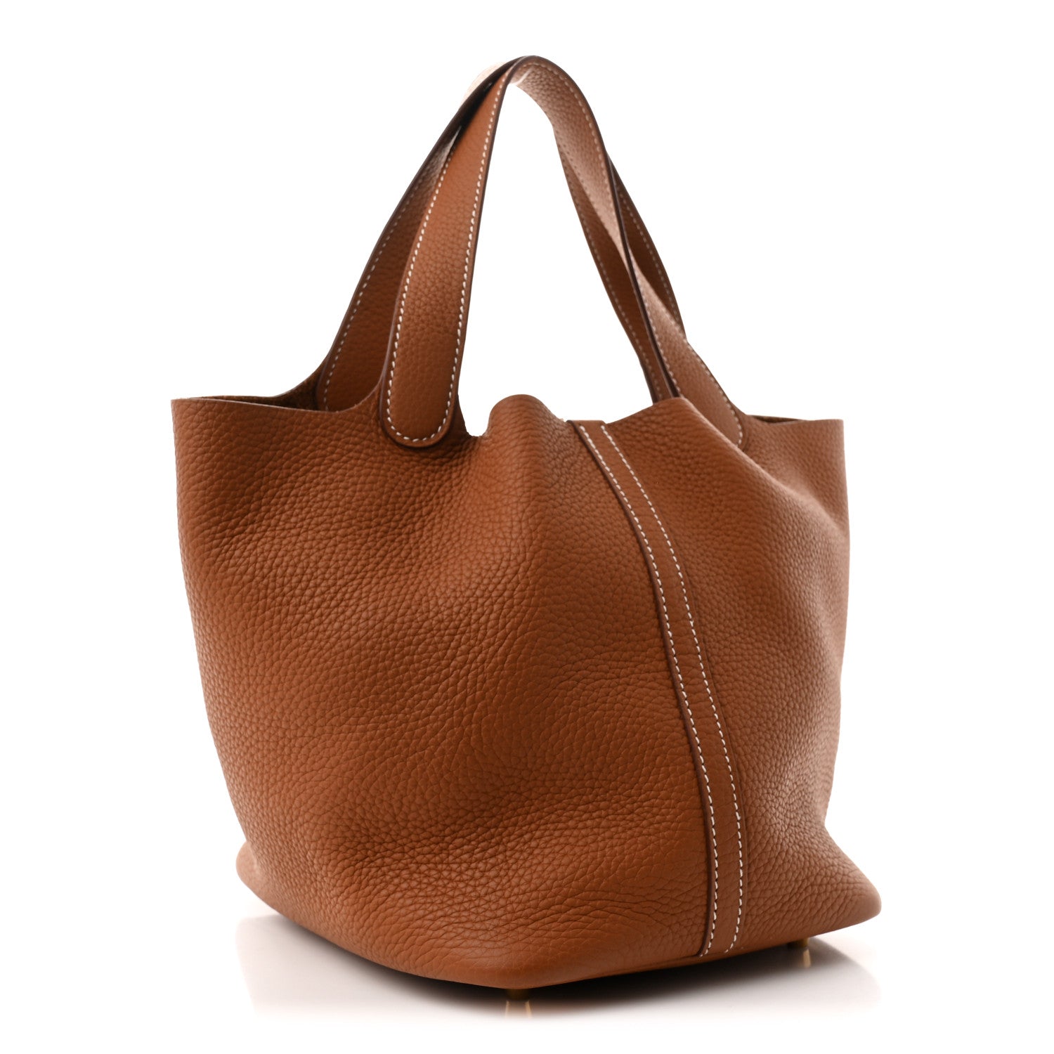 Taurillon Clemence Picotin Lock 22 MM Gold