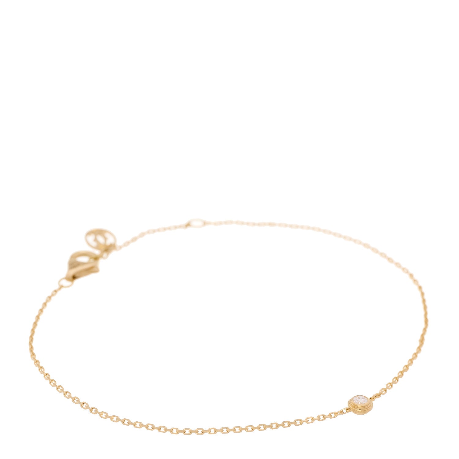 18K Yellow Gold Diamond XS D'Amour Bracelet