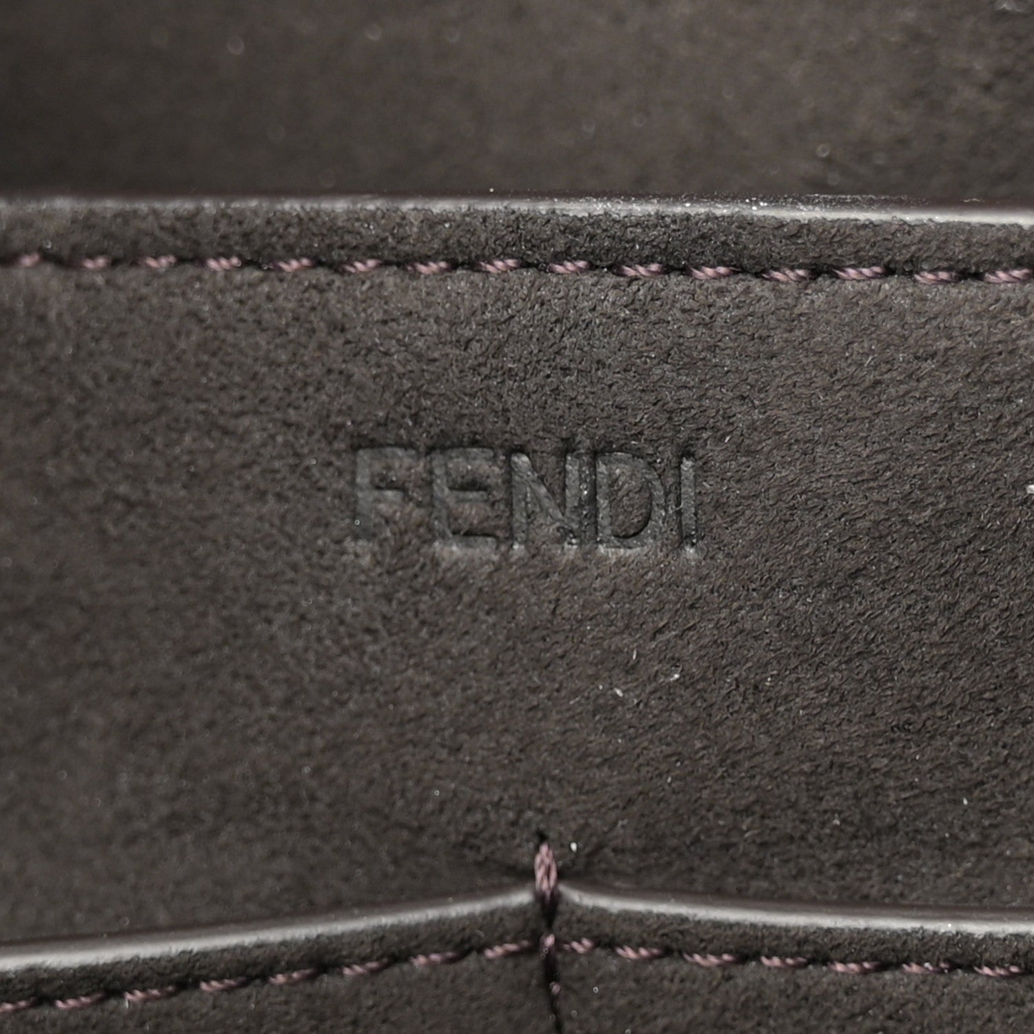 Vitello Vernice Camoscio Medium Fendi Origami Plum